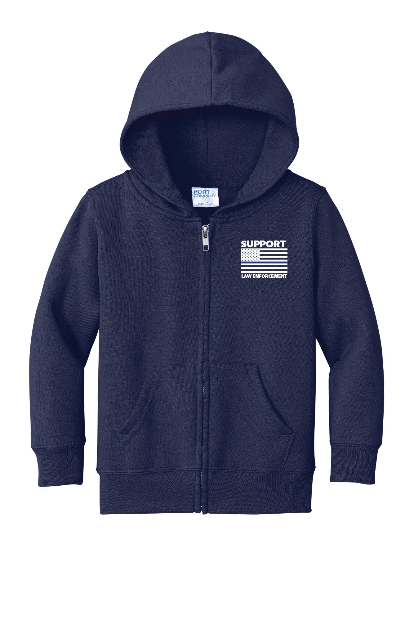 Toddler Zip-up Hoodie- Word Art II