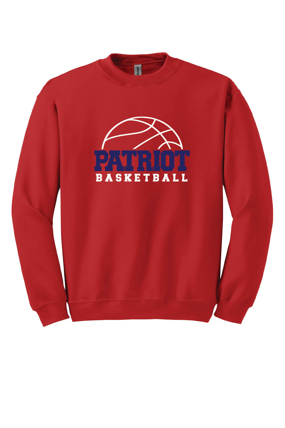 Patriot Basketball Crewneck Sweatshirt (Youth) red