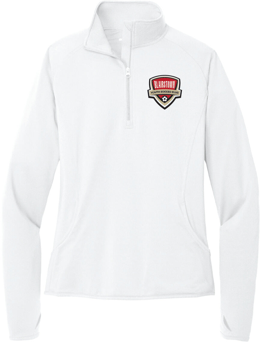 Sport Tek Sport Wick 1/4 Zip Pullover (Ladies) white