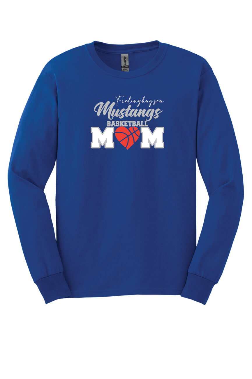 Mustangs Mom Long Sleeve T-Shirt royal