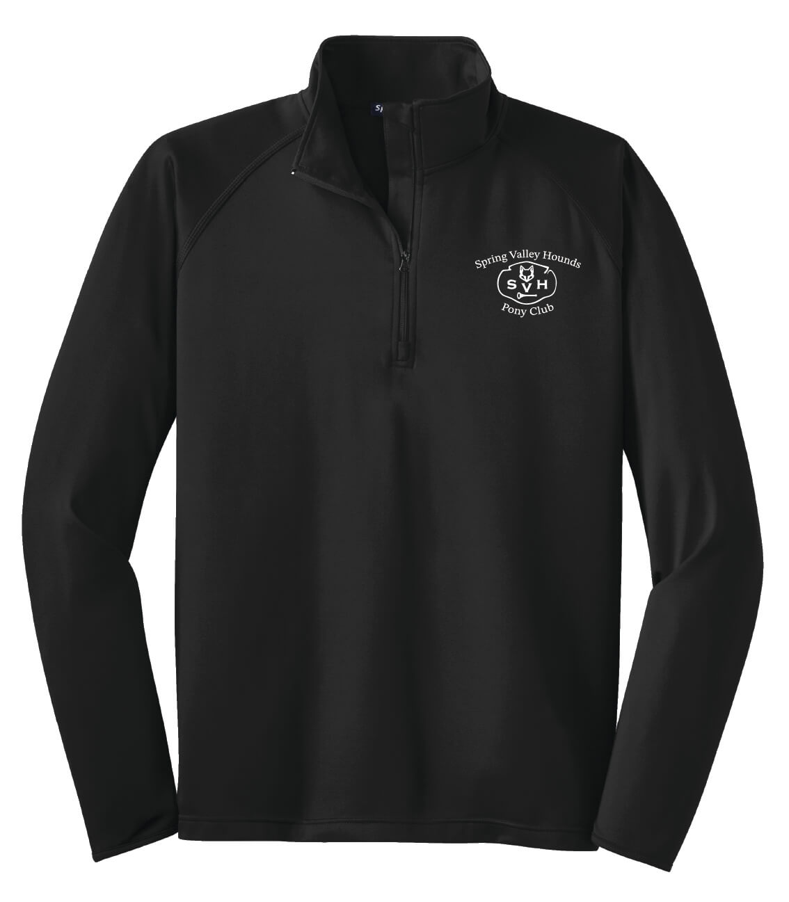 Spring Valley Pony Zip Pullover (Unisex) black