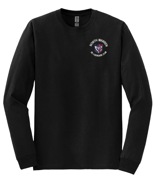 Lacrosse Flag Back Long Sleeve T-Shirt Adult