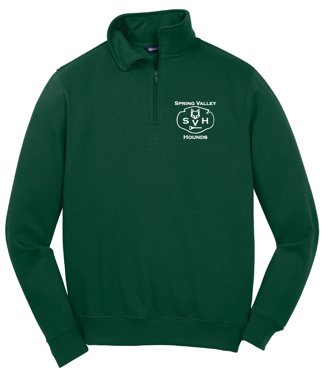 Spring Valley Hounds Sport Tek 1/4 Zip Sweatshirt (Unisex)