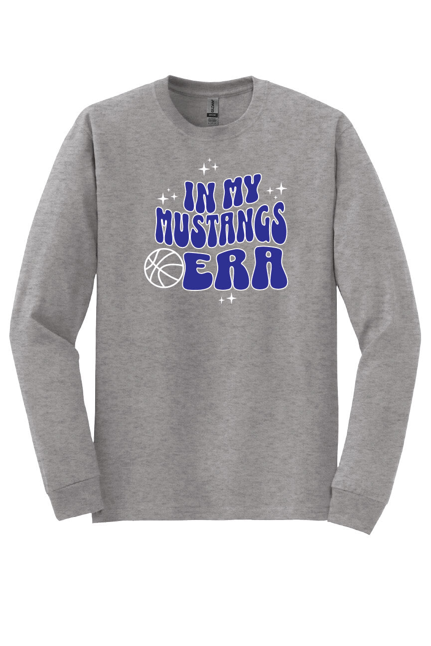 In My Mustangs Era Long Sleeve T-Shirt gray