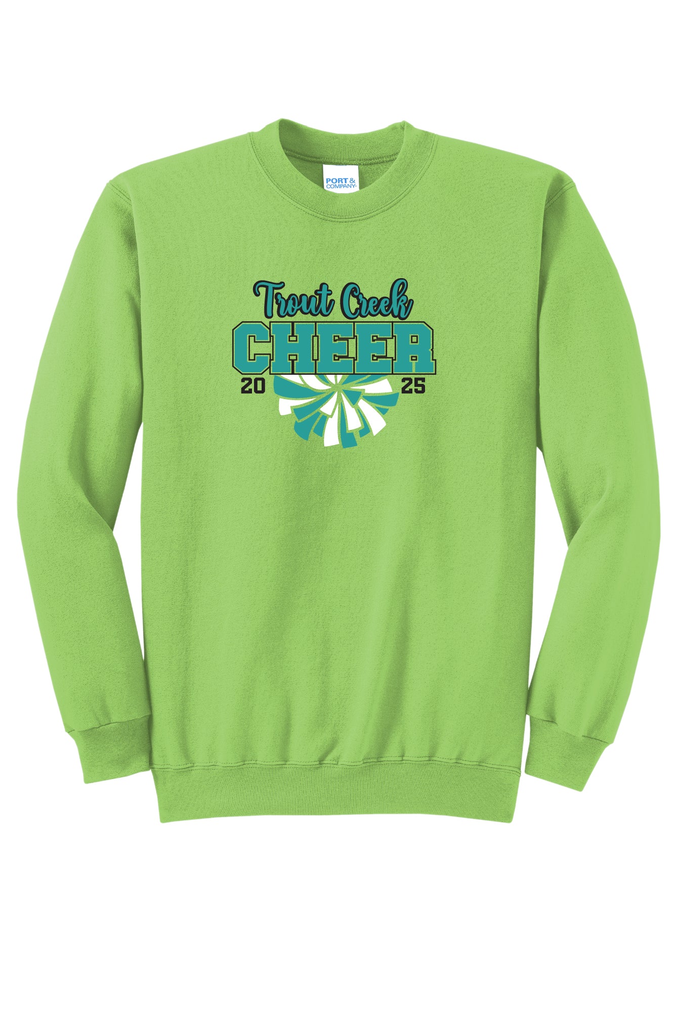 Adult Trout Creek Cheer (Script) Crewneck Sweatshirt