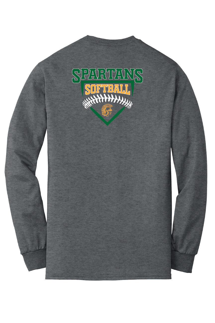 Spartans Softball Long Sleeve T-Shirt (Youth)