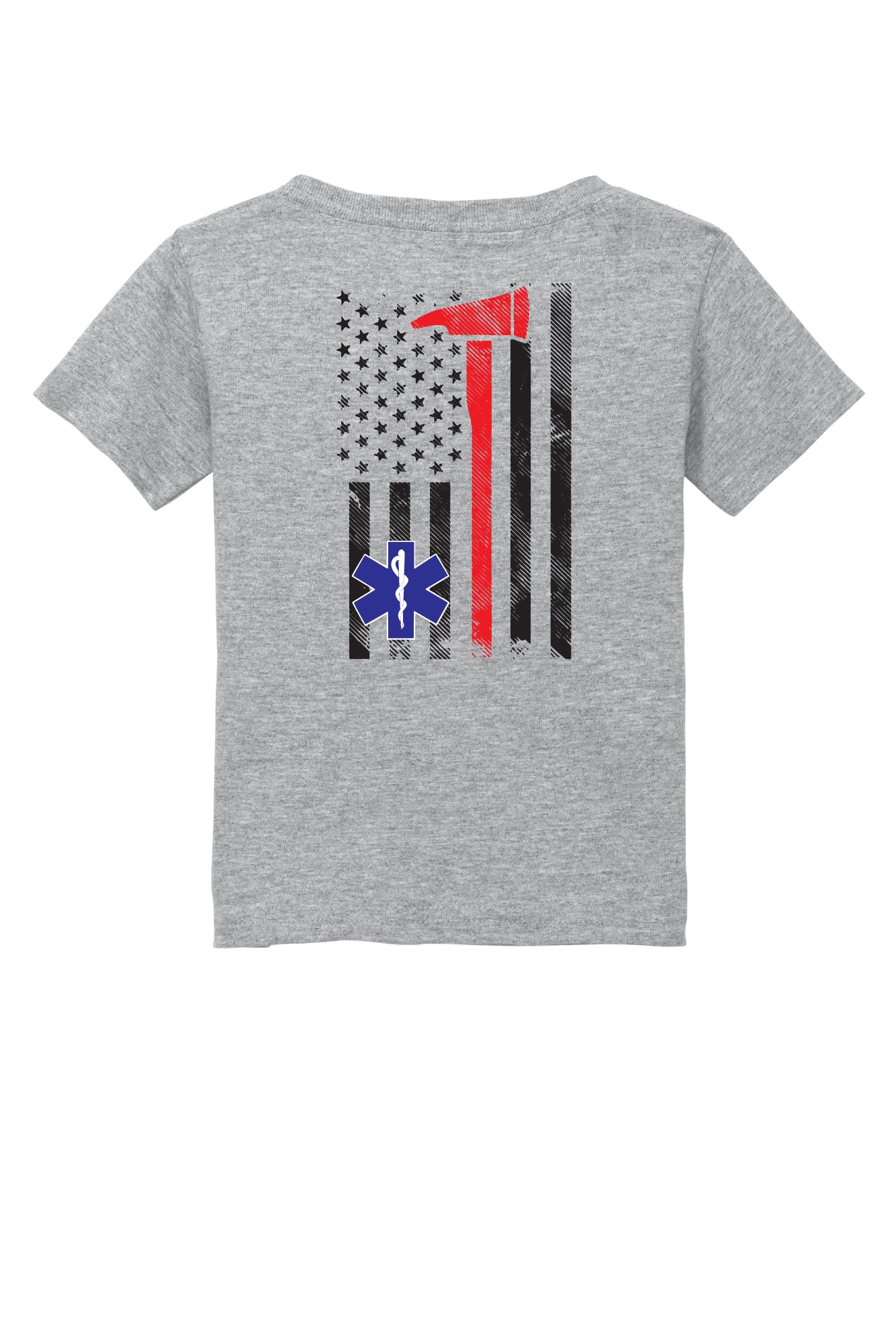 Toddler Flag Back Short Sleeve T-Shirt