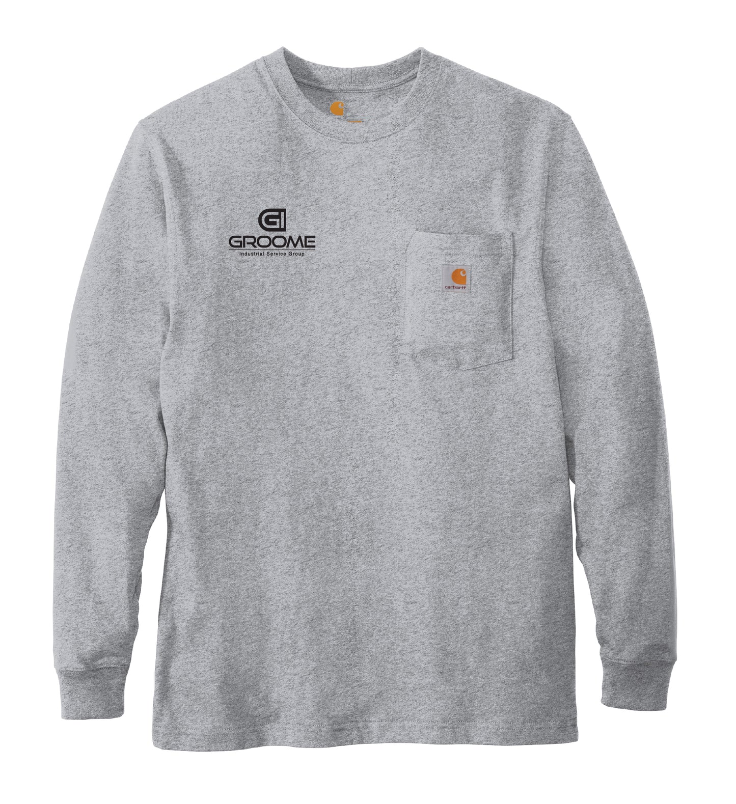 Carhartt ® Workwear Pocket Long Sleeve T-Shirt with Small Logo on Front
