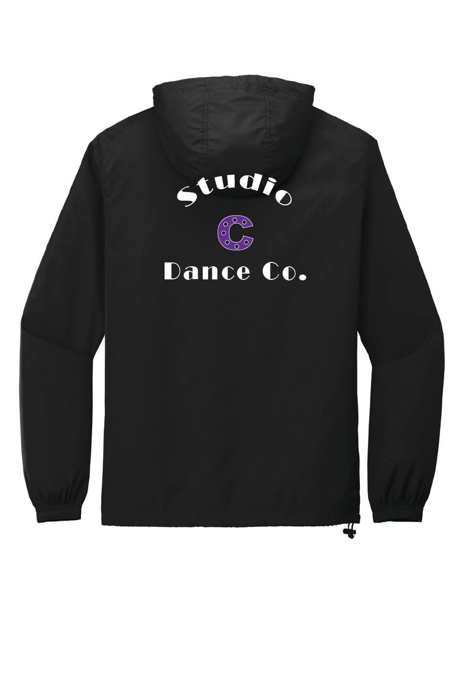 Pullover Windbreaker back black