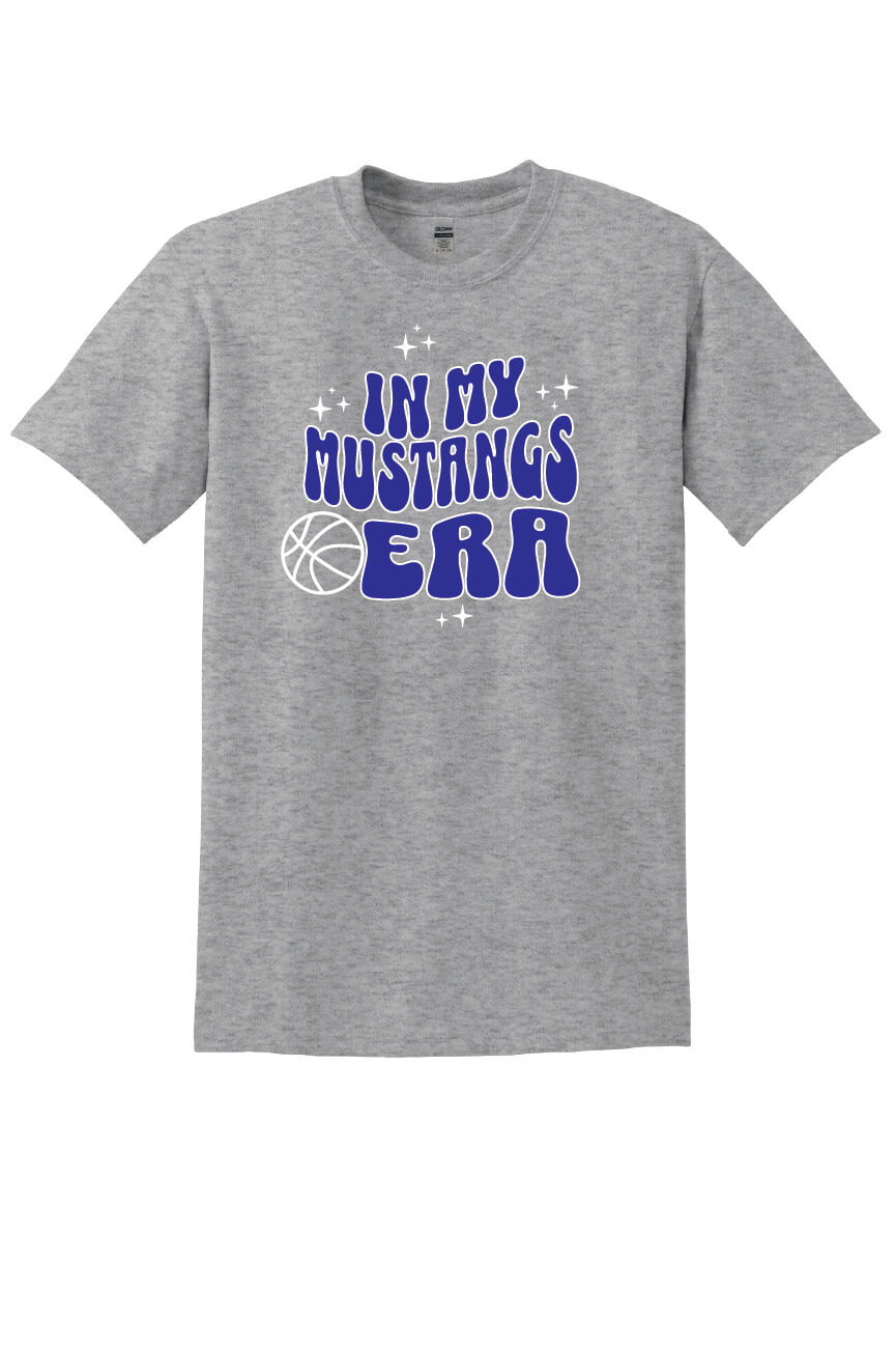 In My Mustangs Era Short Sleeve T-Shirt gray