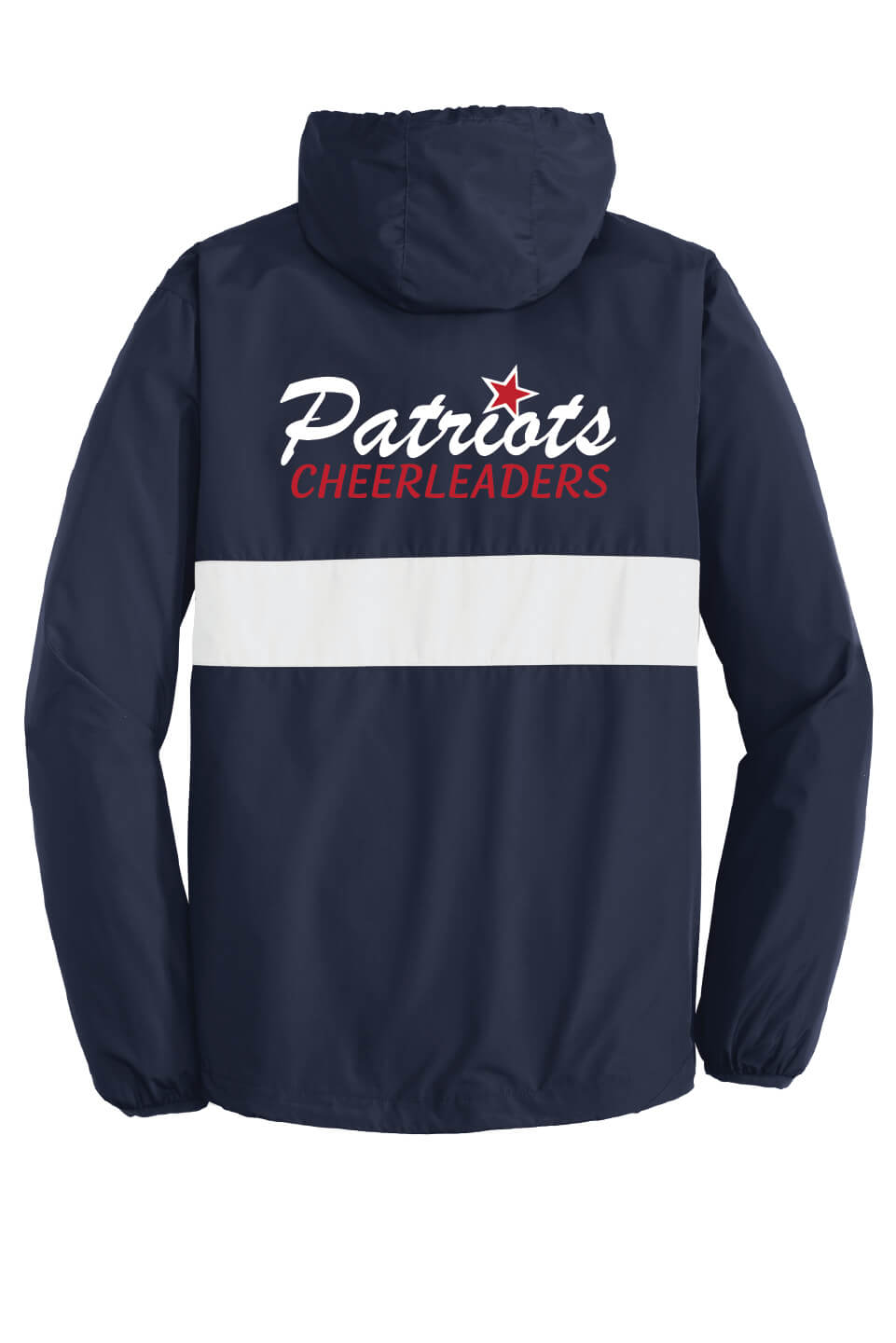 Sport Tek Zipped Pocket Jacket Patriots Cheerleaders back