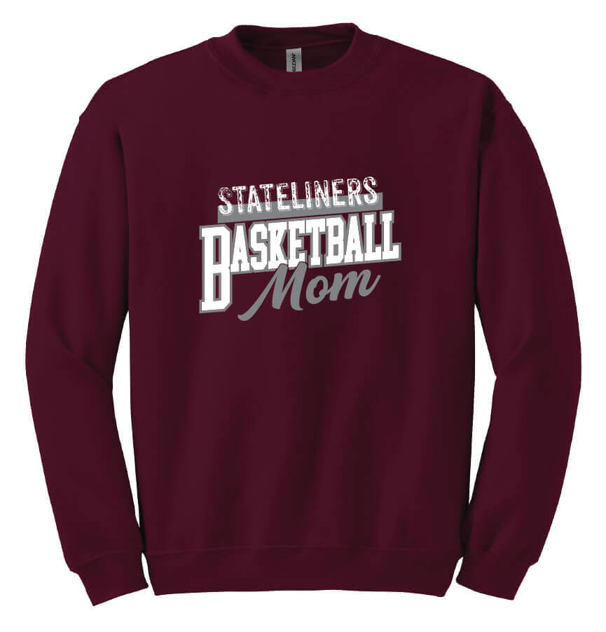 Basketball Mom Crewneck Sweatshirt