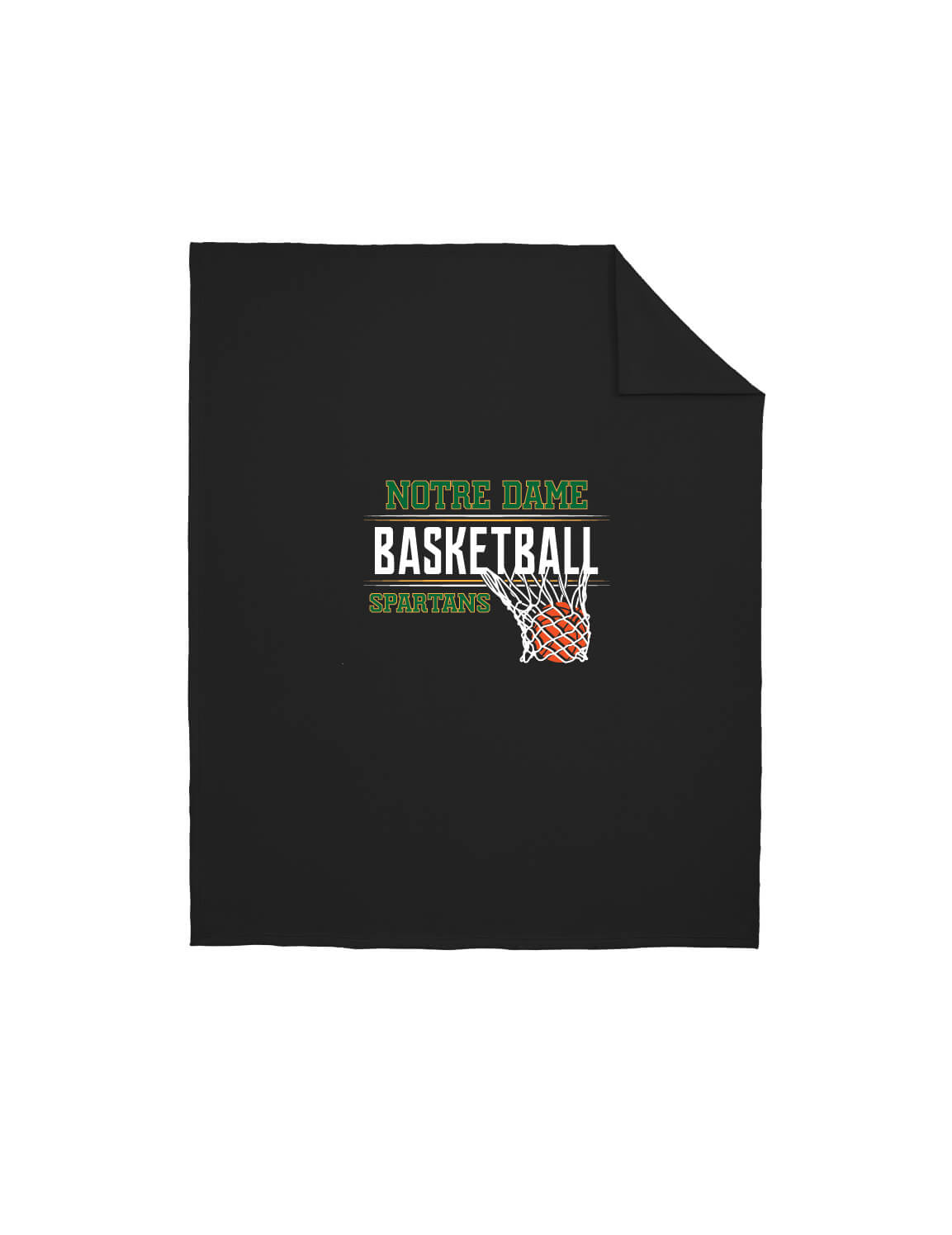 Sweatshirt Blanket Notre Dame Basketball black