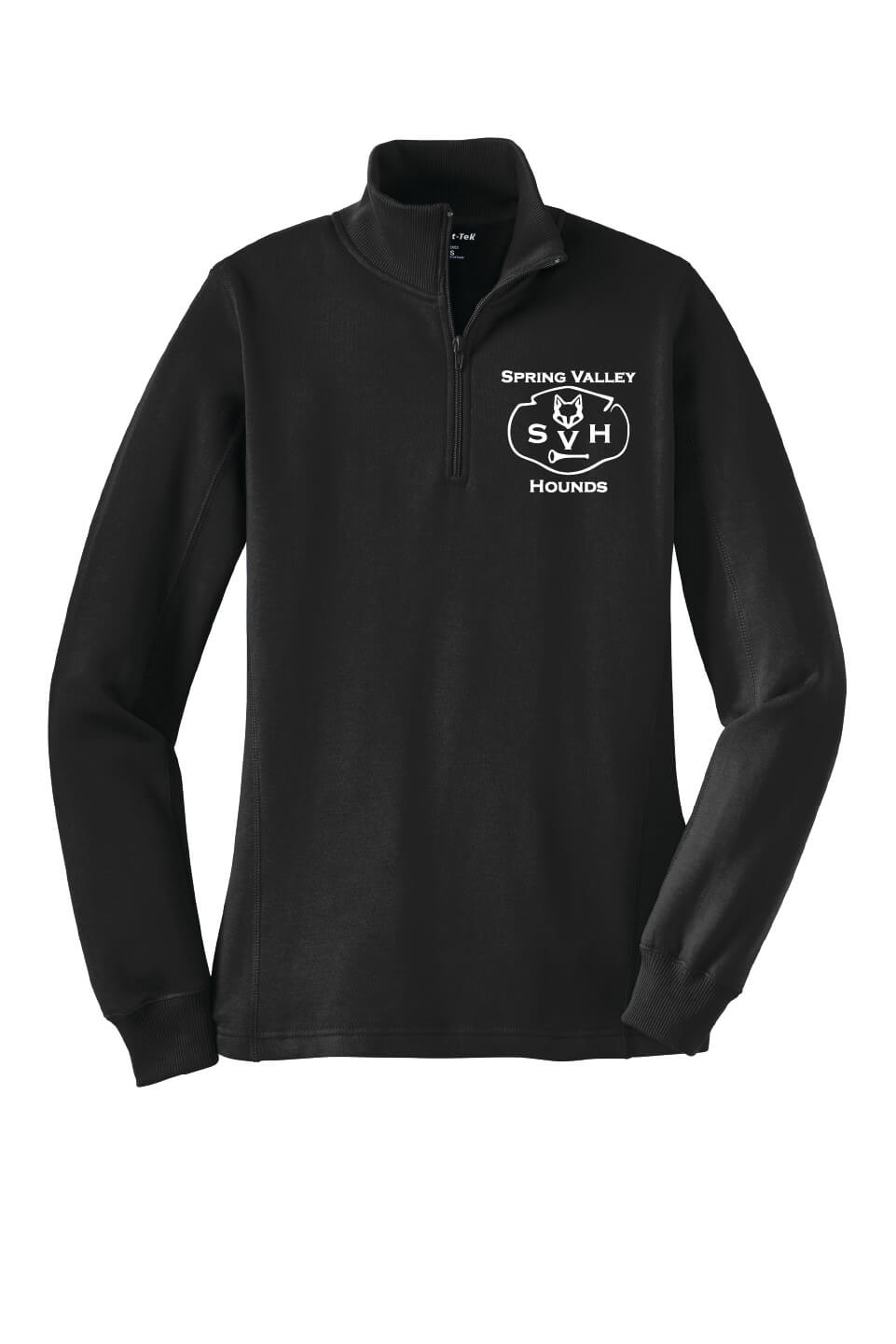 Spring Valley Hounds Sport Tek 1/4 Zip Sweatshirt (Ladies)