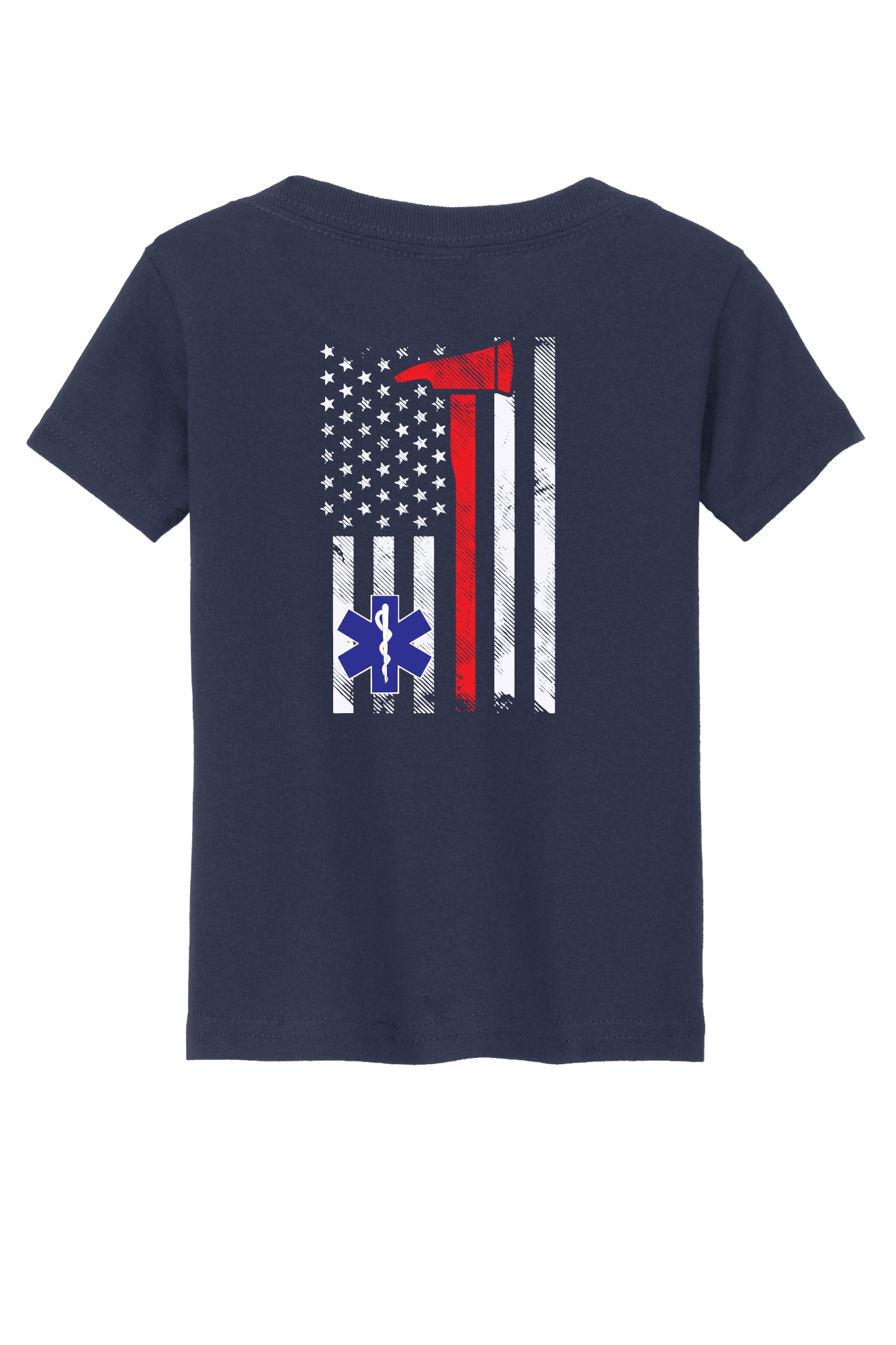 Toddler Flag Back Short Sleeve T-Shirt