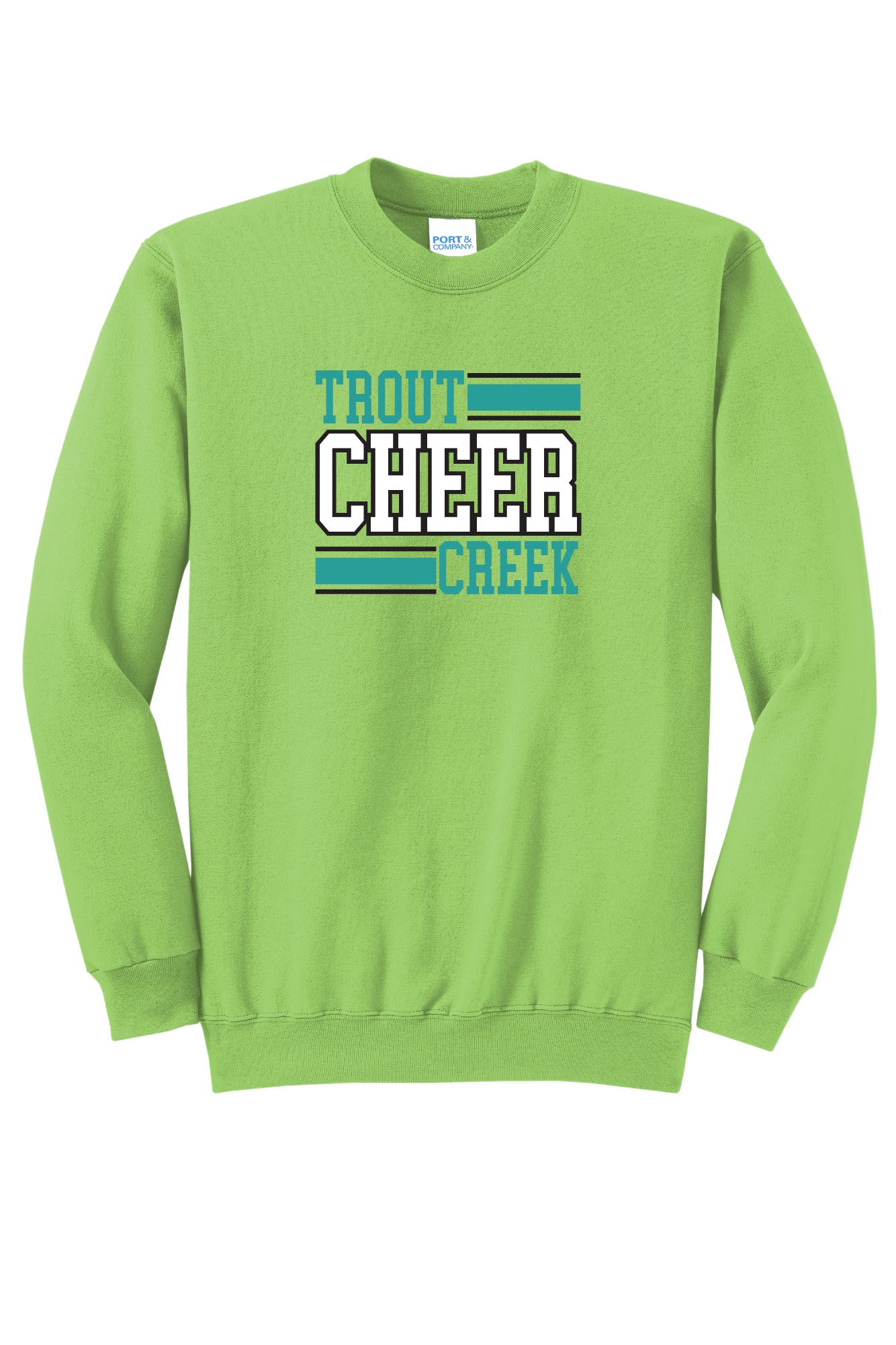 Adult Trout Creek Cheer Crewneck Sweatshirt