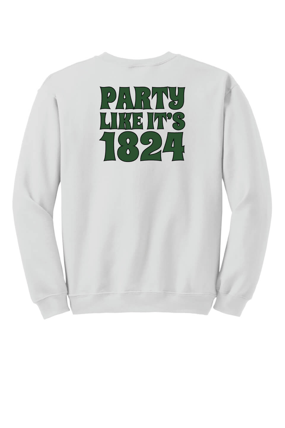 Crewneck Sweatshirt I back white