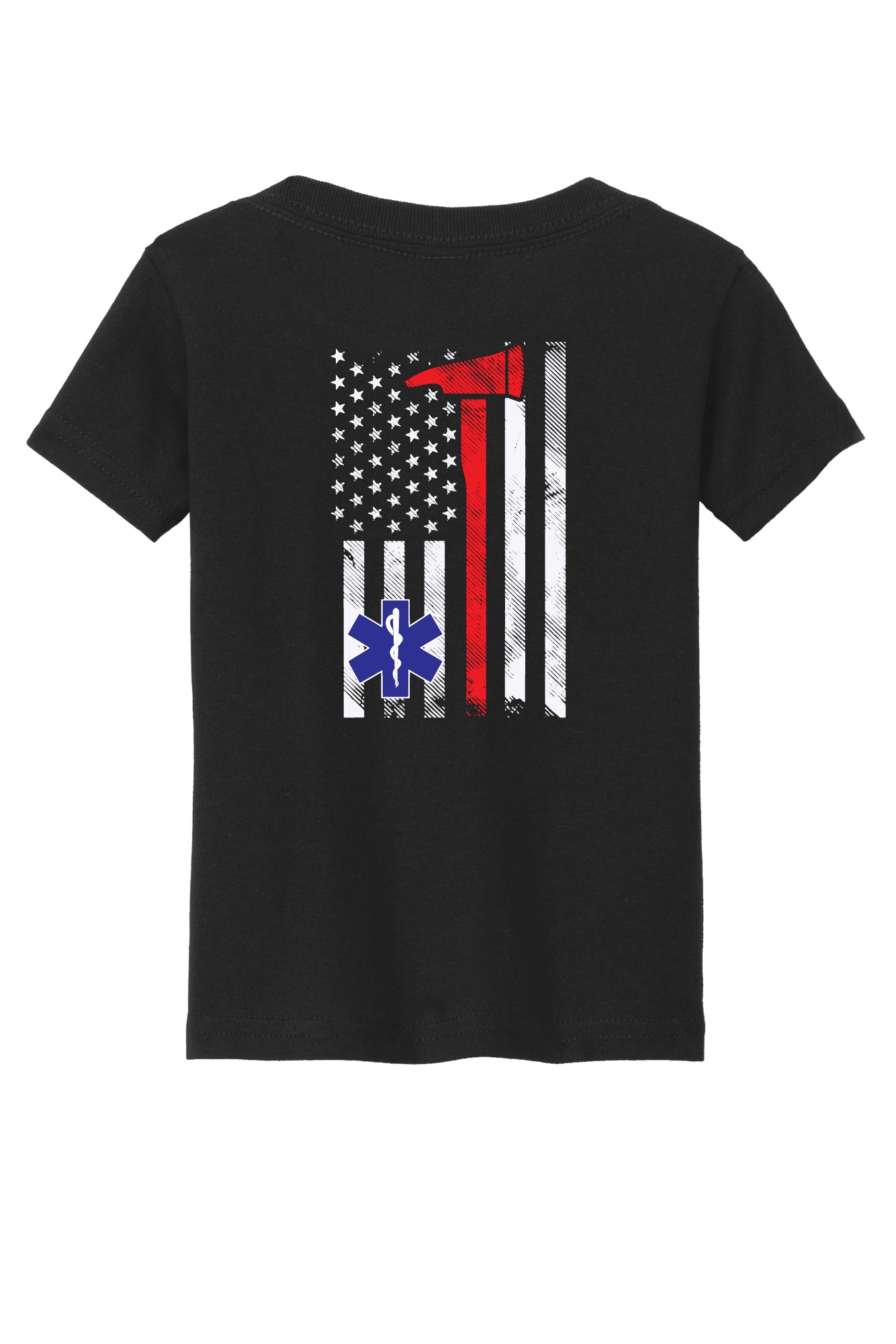 Toddler Flag Back Short Sleeve T-Shirt