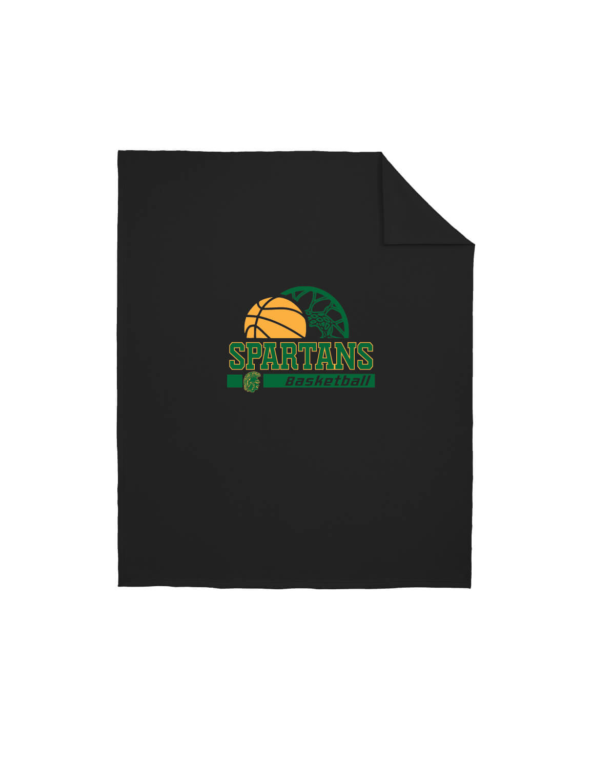 Sweatshirt Blanket Spartans Basketball black