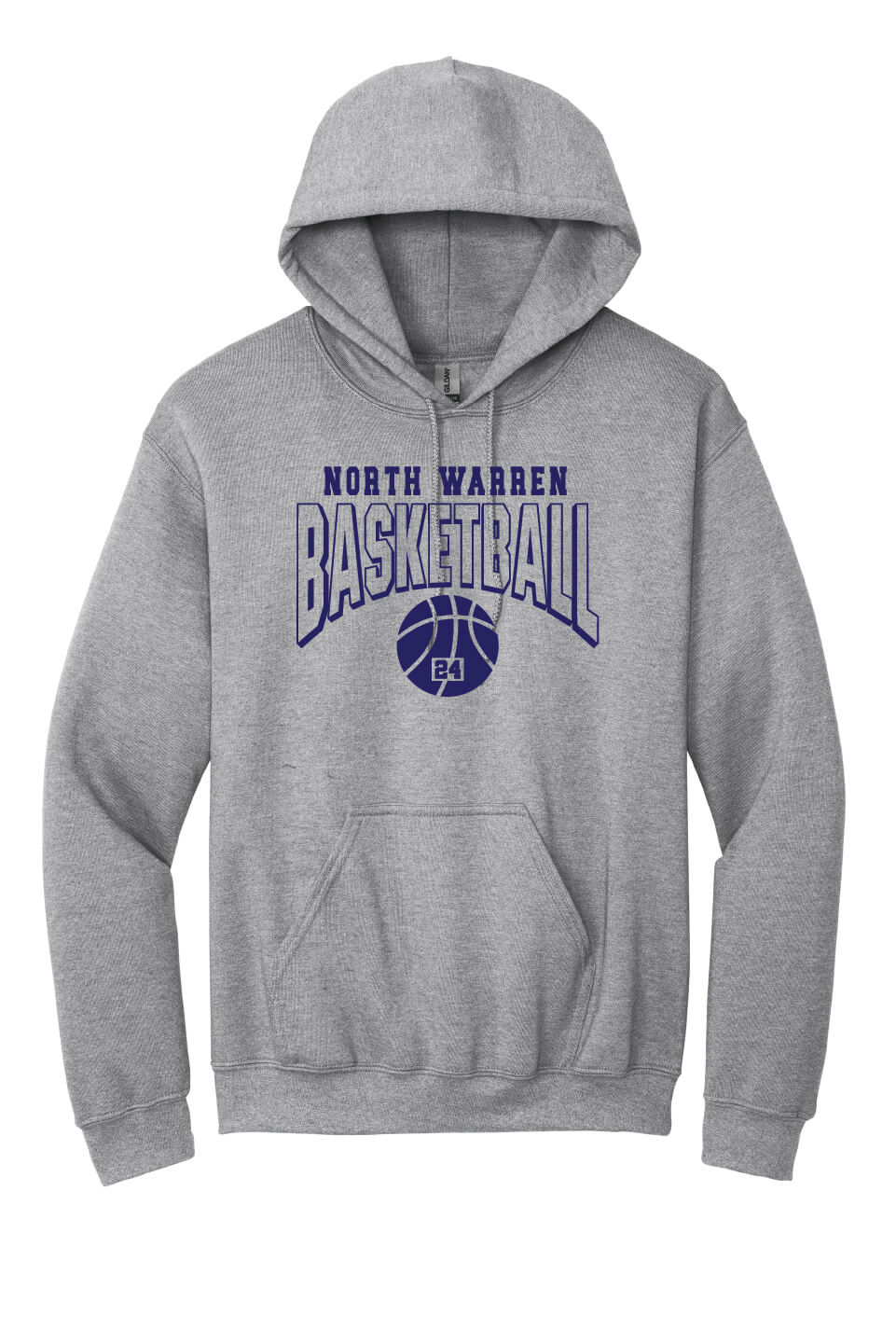 Basketball Hoodie (Youth) gray