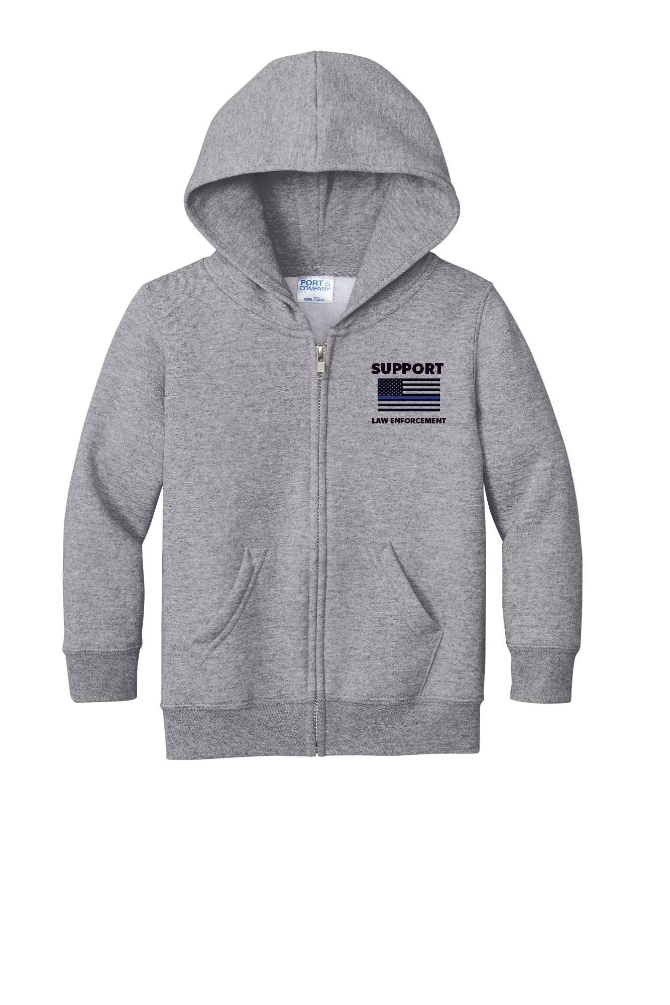 Toddler Zip-up Hoodie- Word Art II