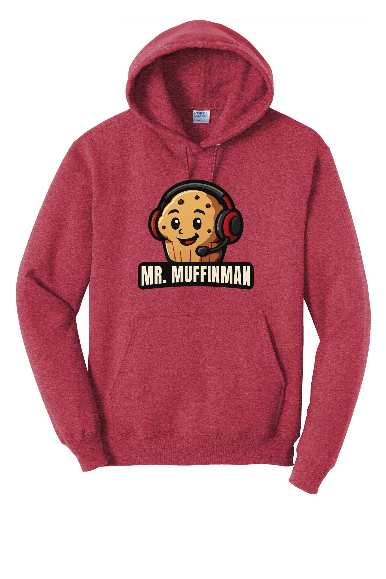 Mr. Muffinman Hoodie (Red)