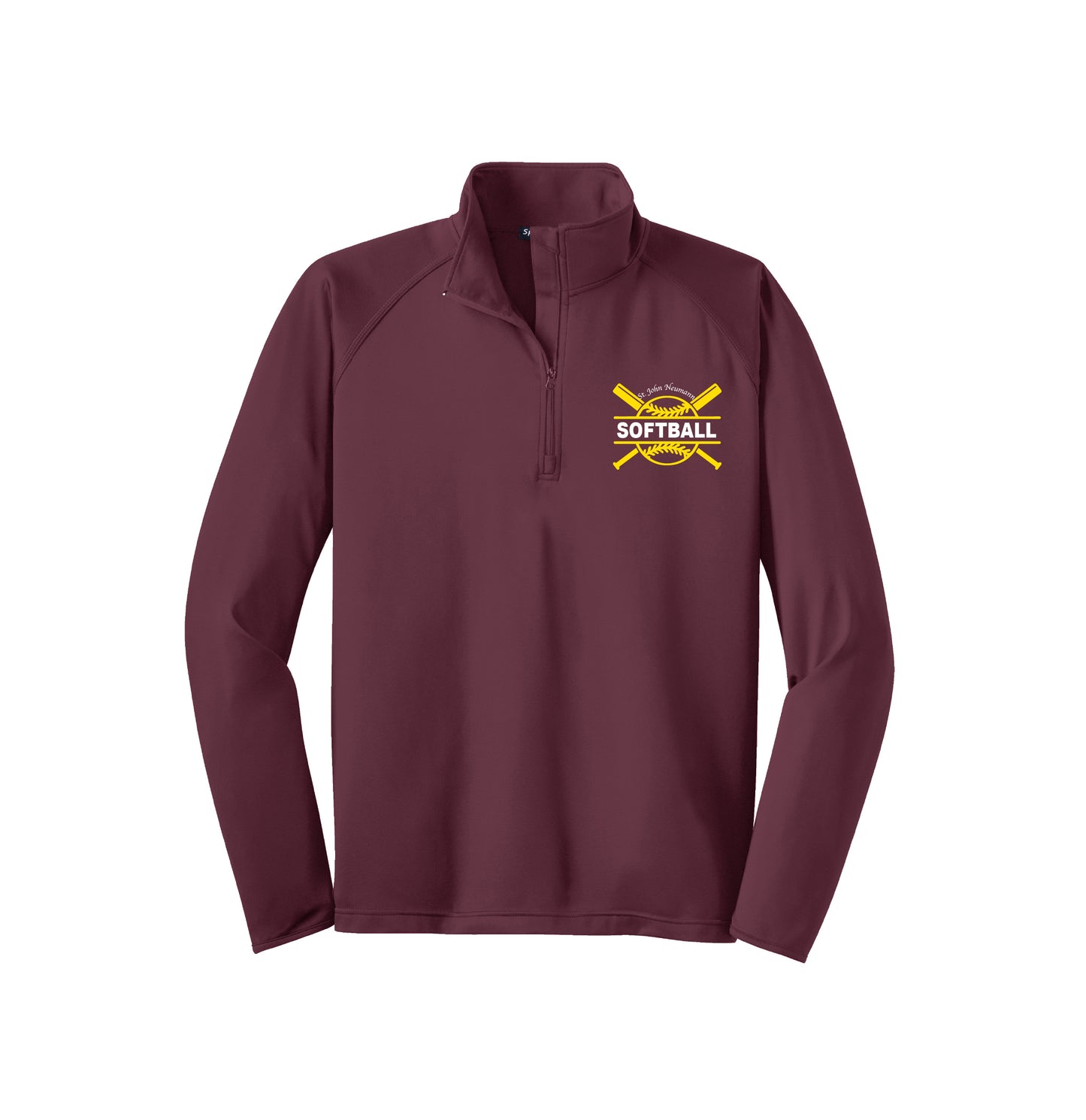SJN Softball Sport Tek 1/4 Zip Pullover (Unisex)