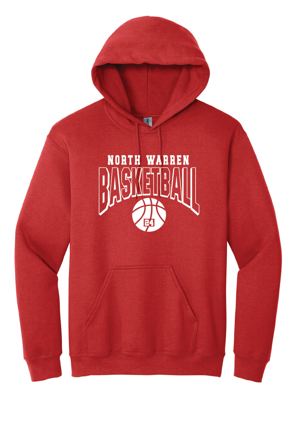Basketball Hoodie red