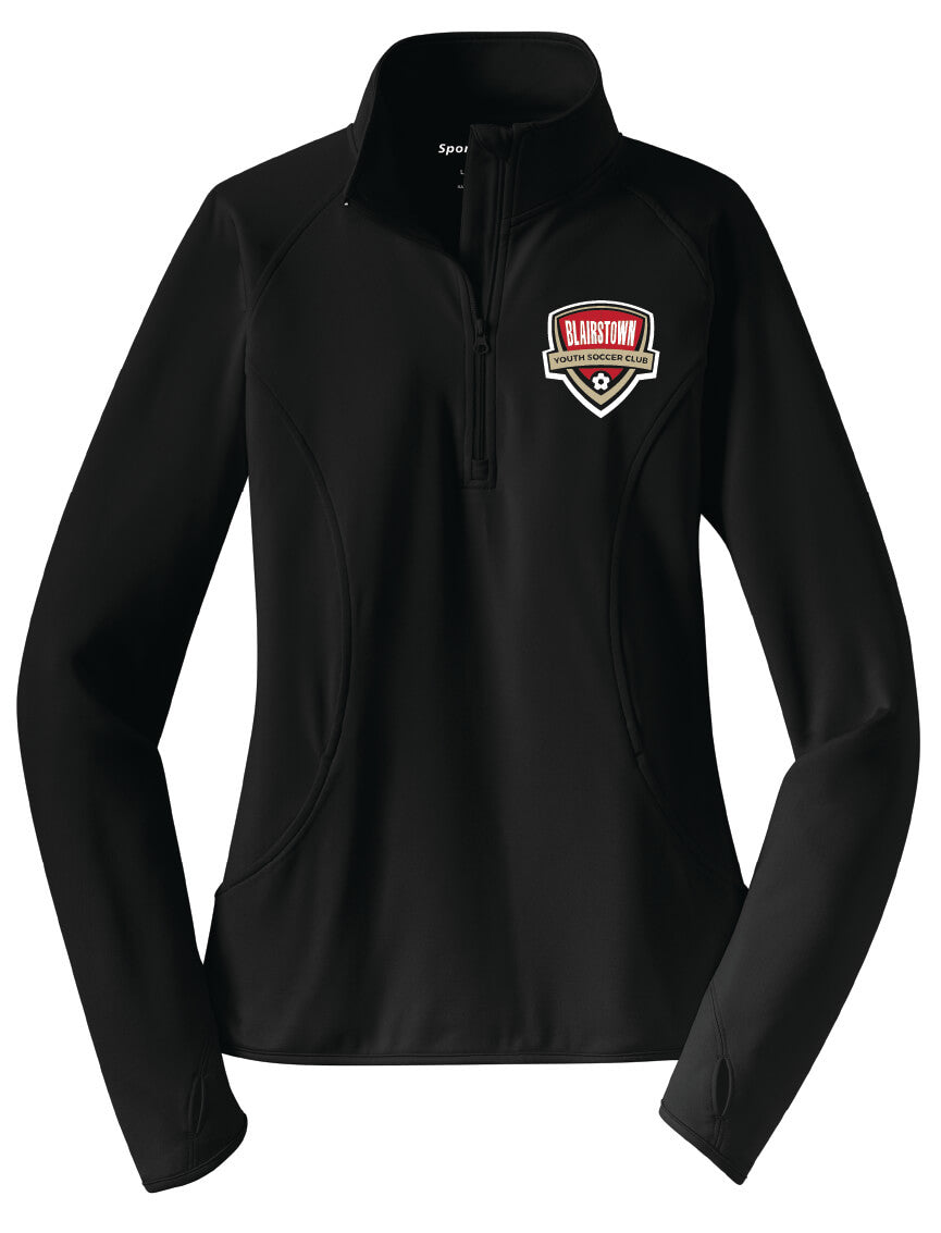 Sport Tek Sport Wick 1/4 Zip Pullover (Ladies) black