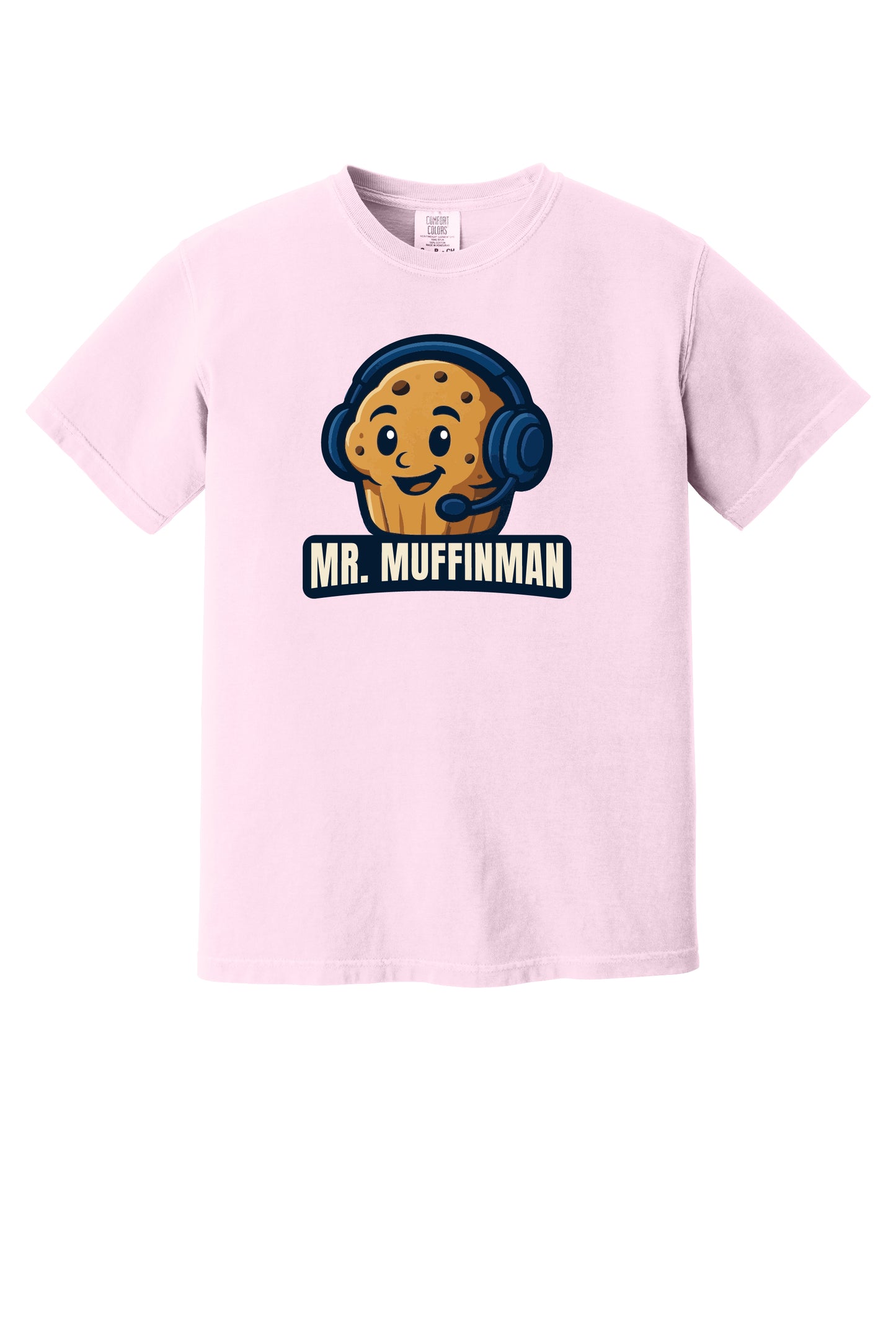 Mr. Muffinman (Blue) Comfort Colors Short Sleeve T-shirt