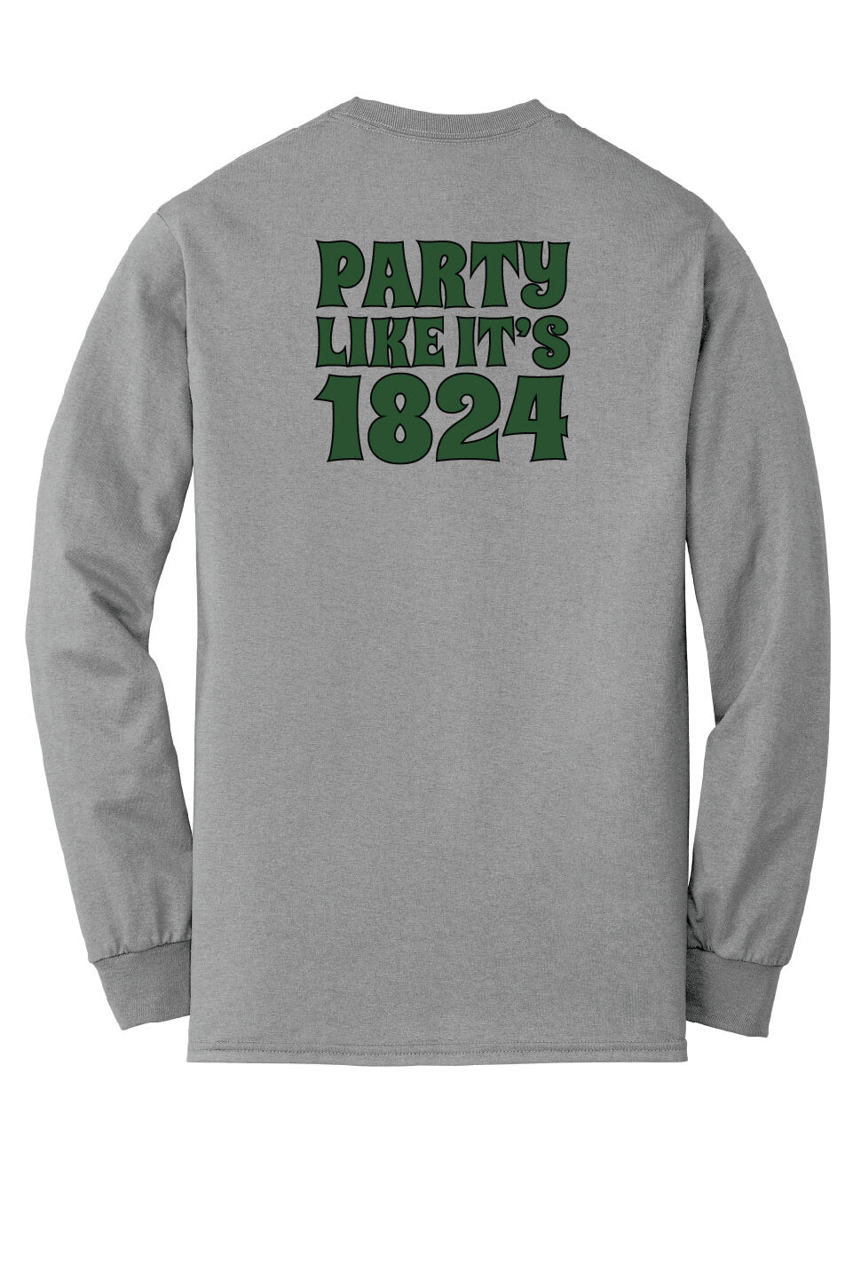 Long Sleeve T-Shirt I back gray