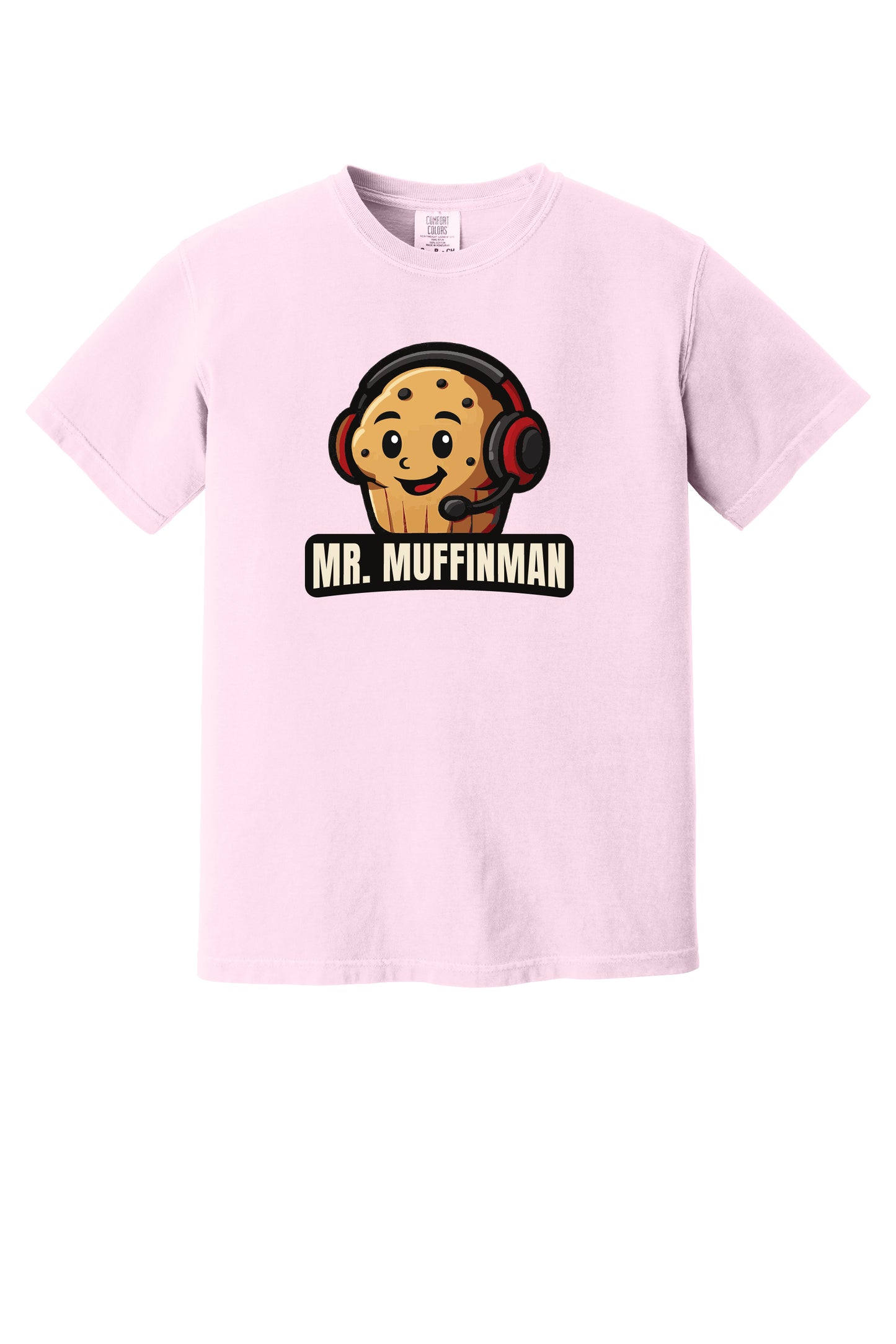 Mr. Muffinman (Red) Comfort Colors Short Sleeve T-shirt