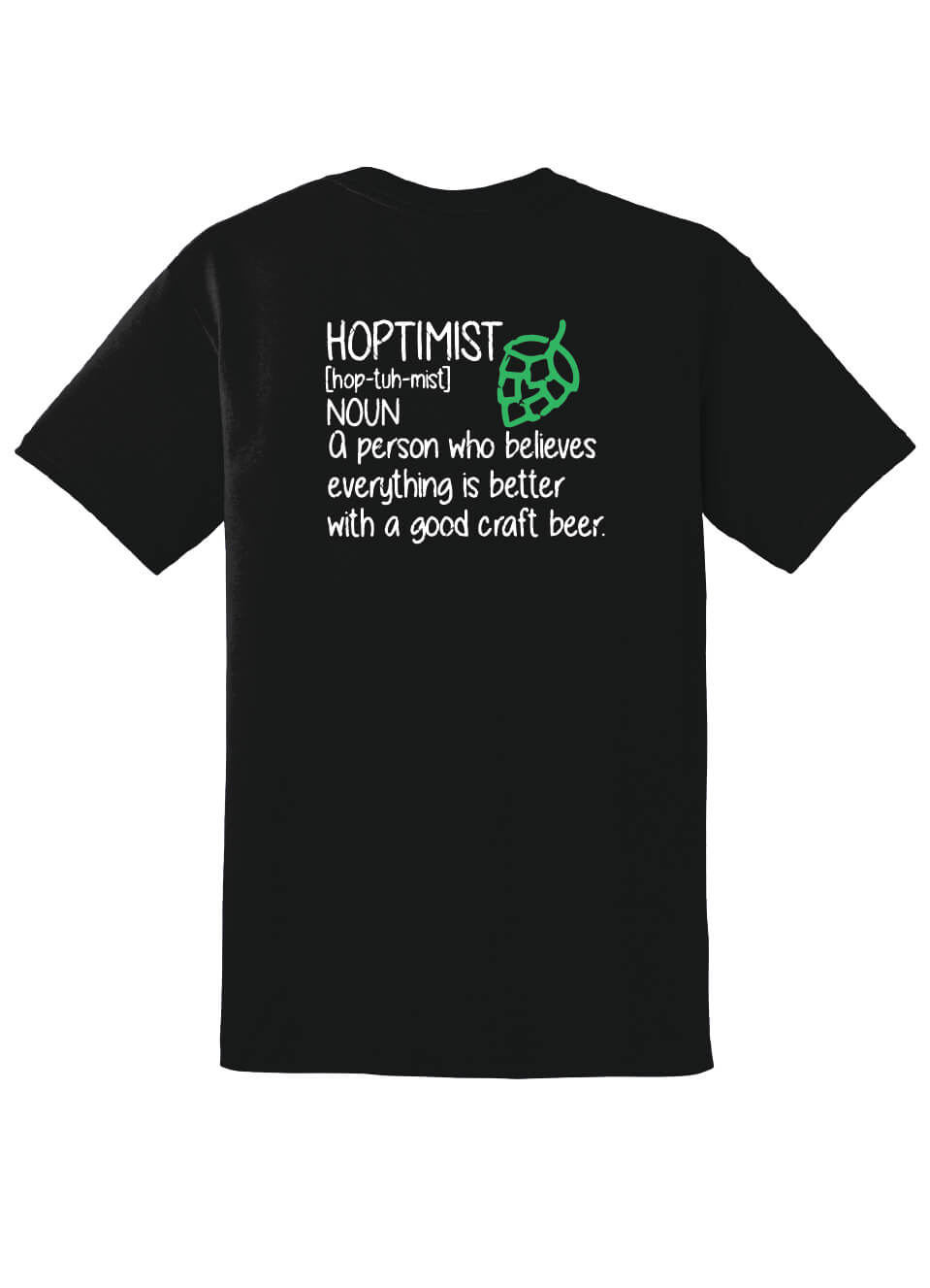 Hoptimist short sleeve and vneck back