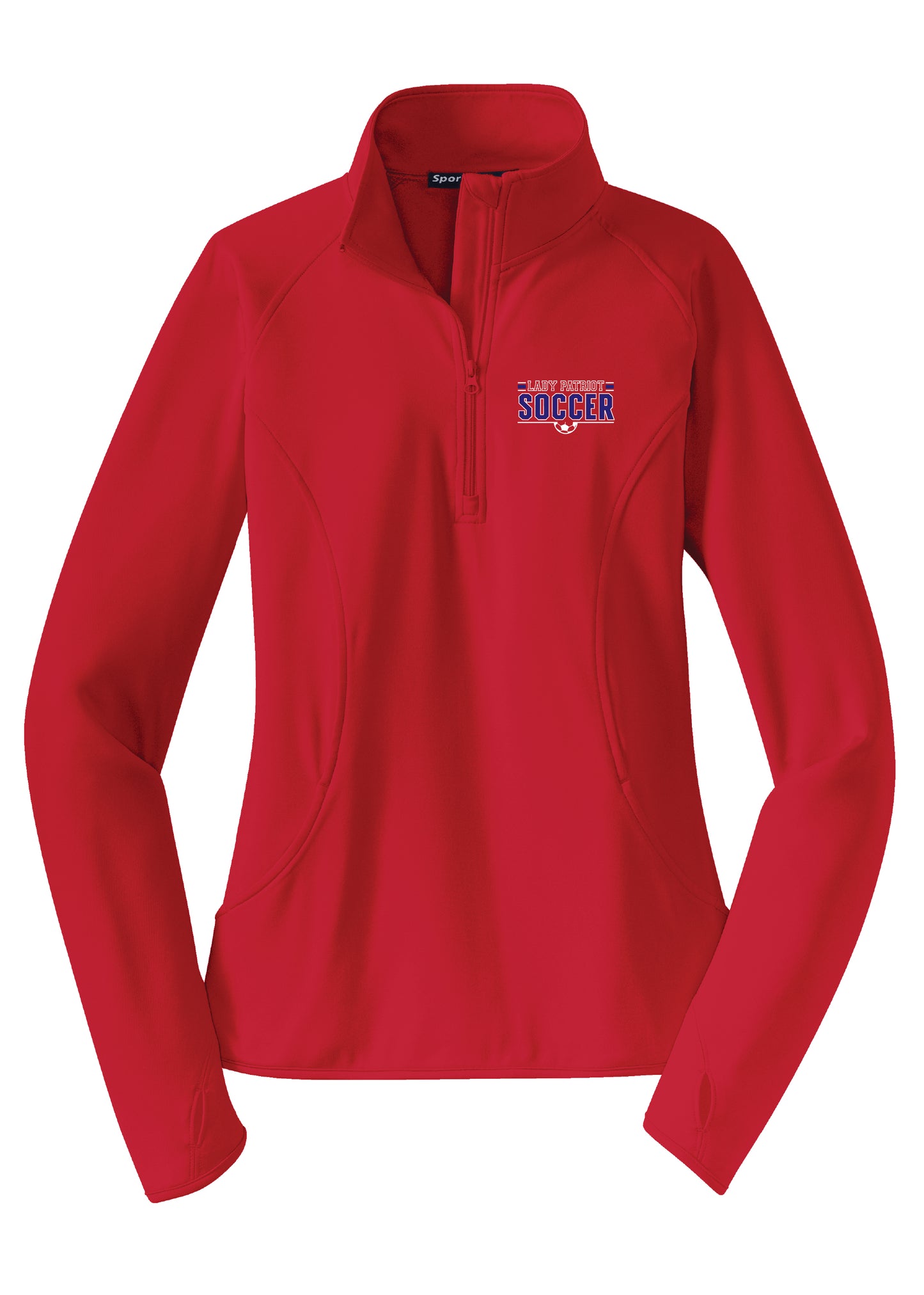 Lady Patriot Sport Tek Sport Wick 1/4 Zip Pullover (Ladies)