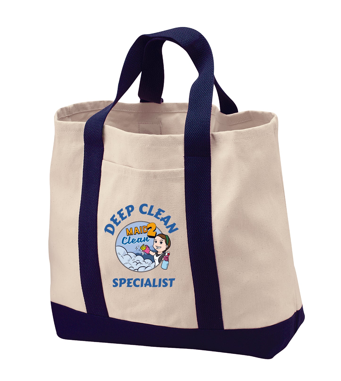 Maid 2 Clean Canvas Boat Tote