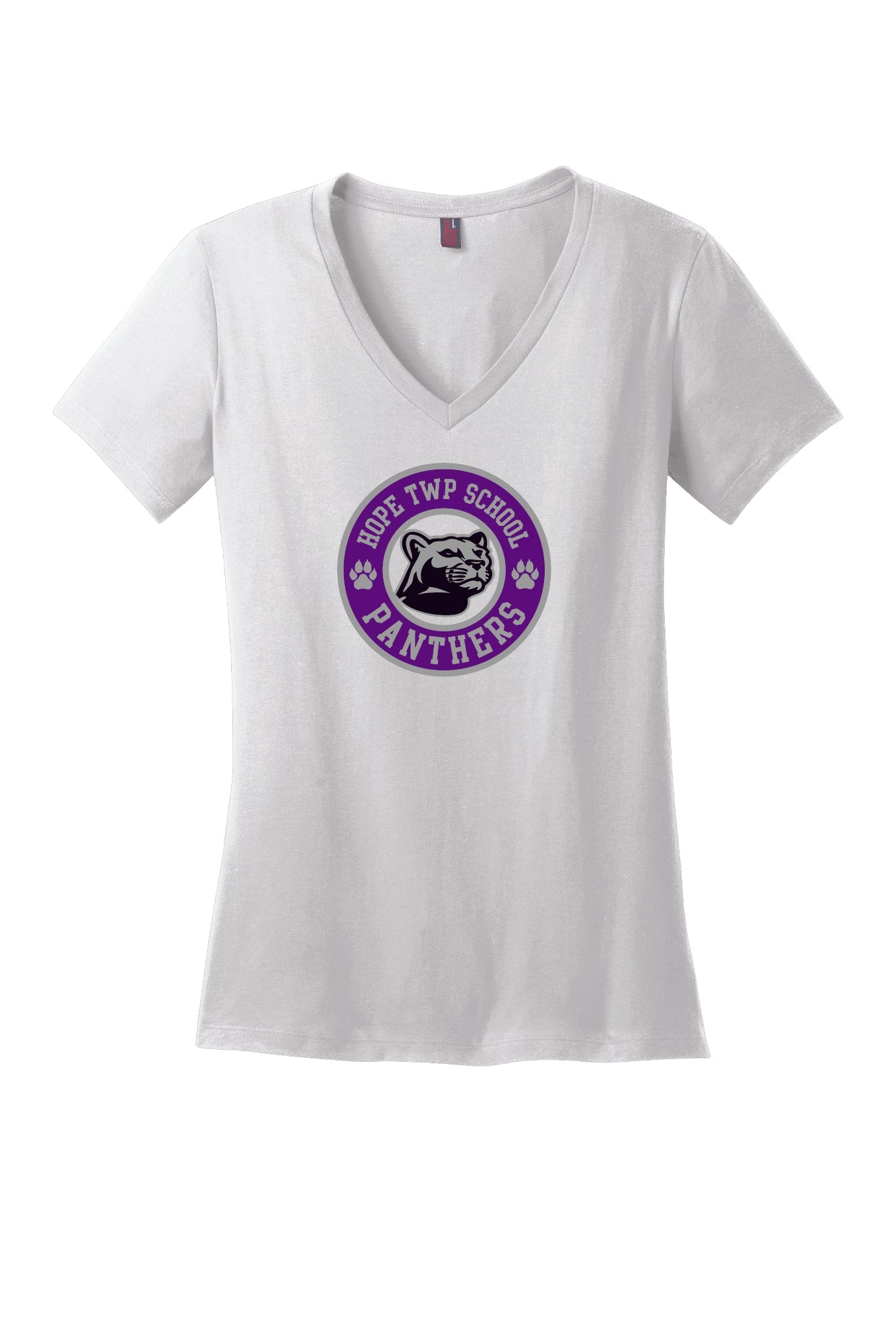 Ladies V-Neck Short Sleeve T-Shirt