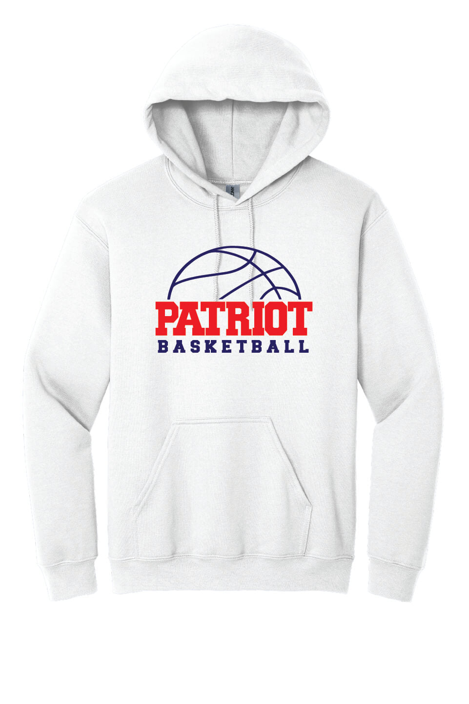 Patriots Basketball Hoodie white