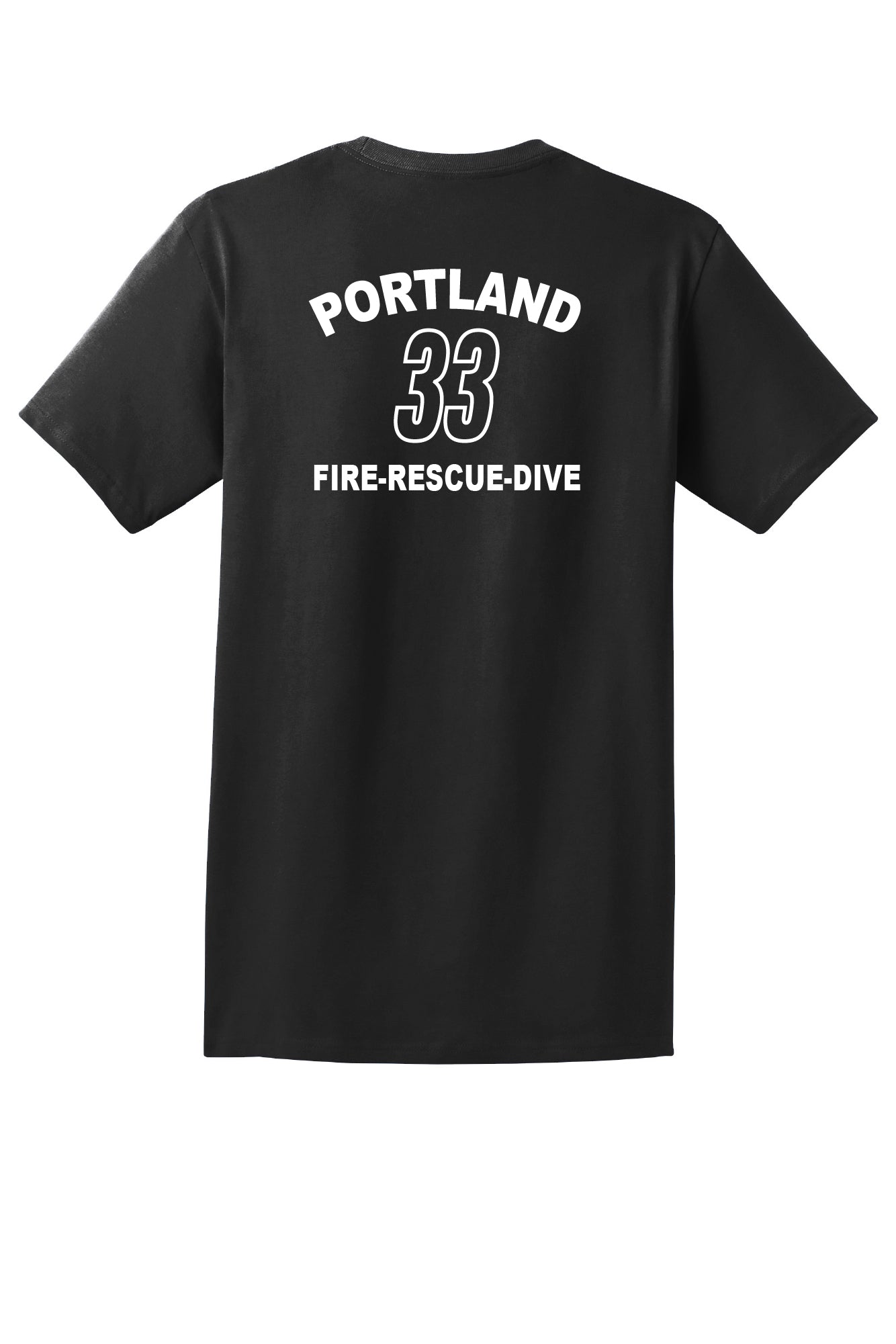 Portland 33 Fire-Rescue-Dive Pocket T-Shirt