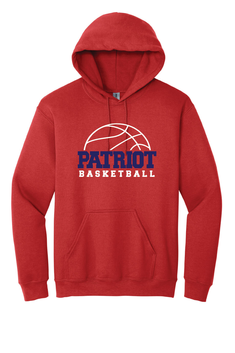 Patriots Basketball Hoodie red