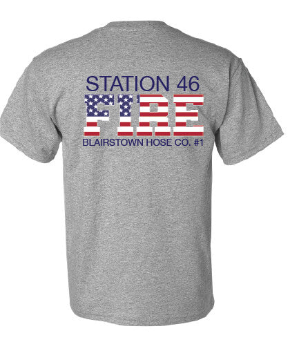 Short Sleeve T-Shirt gray back