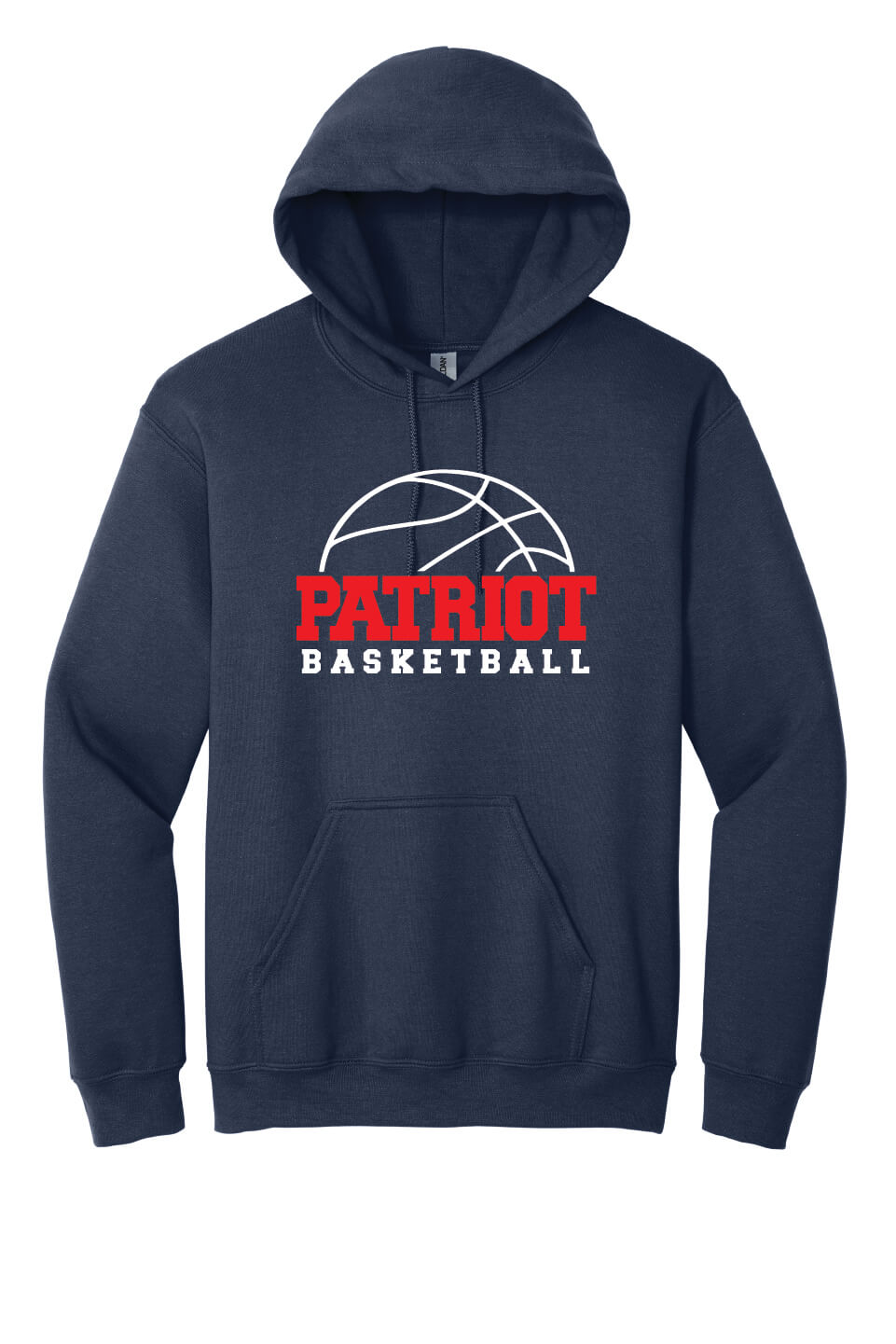 Patriots Basketball Hoodie navy