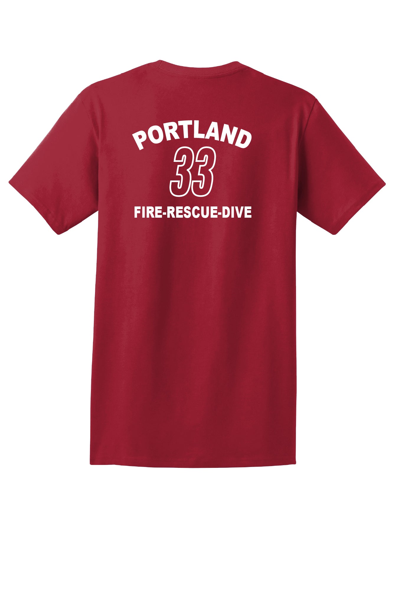 Portland 33 Fire-Rescue-Dive Pocket T-Shirt