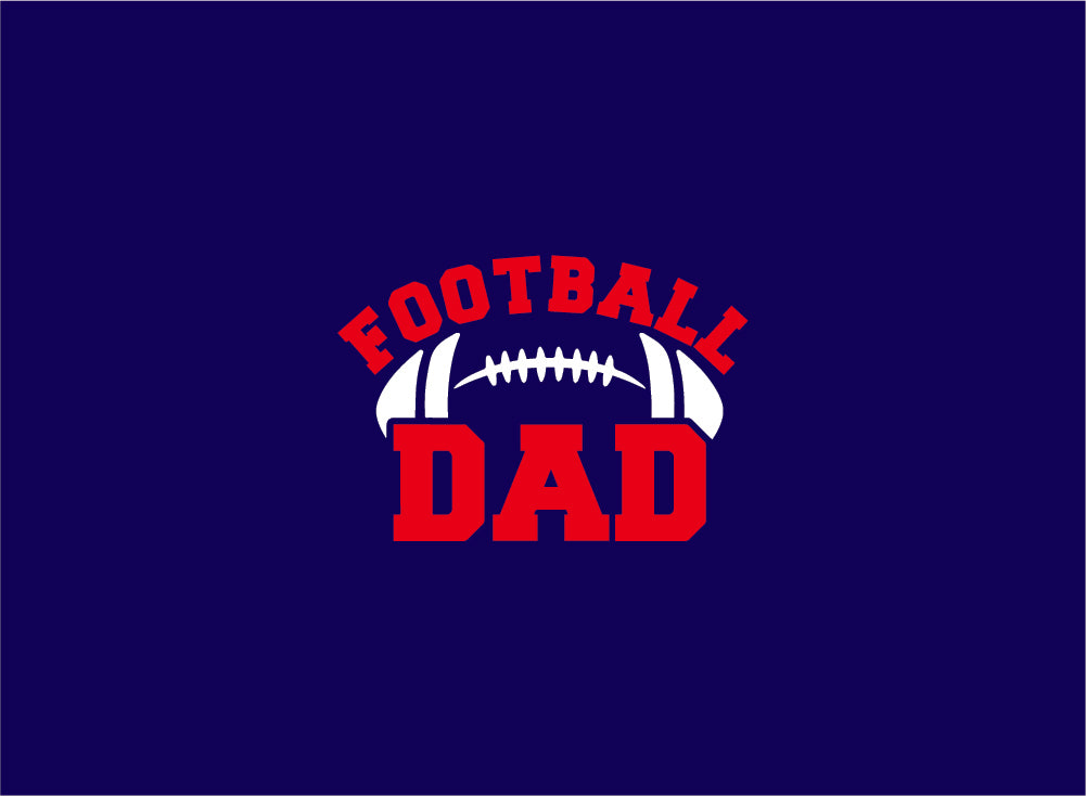 Personalized Football Dad Apparel