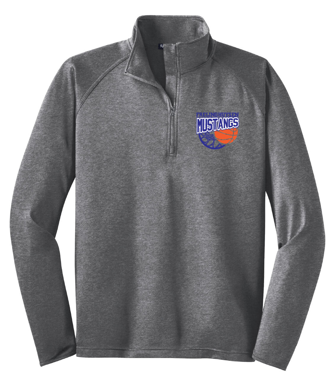 Sport Tek Zip Pullover (Unisex) gray