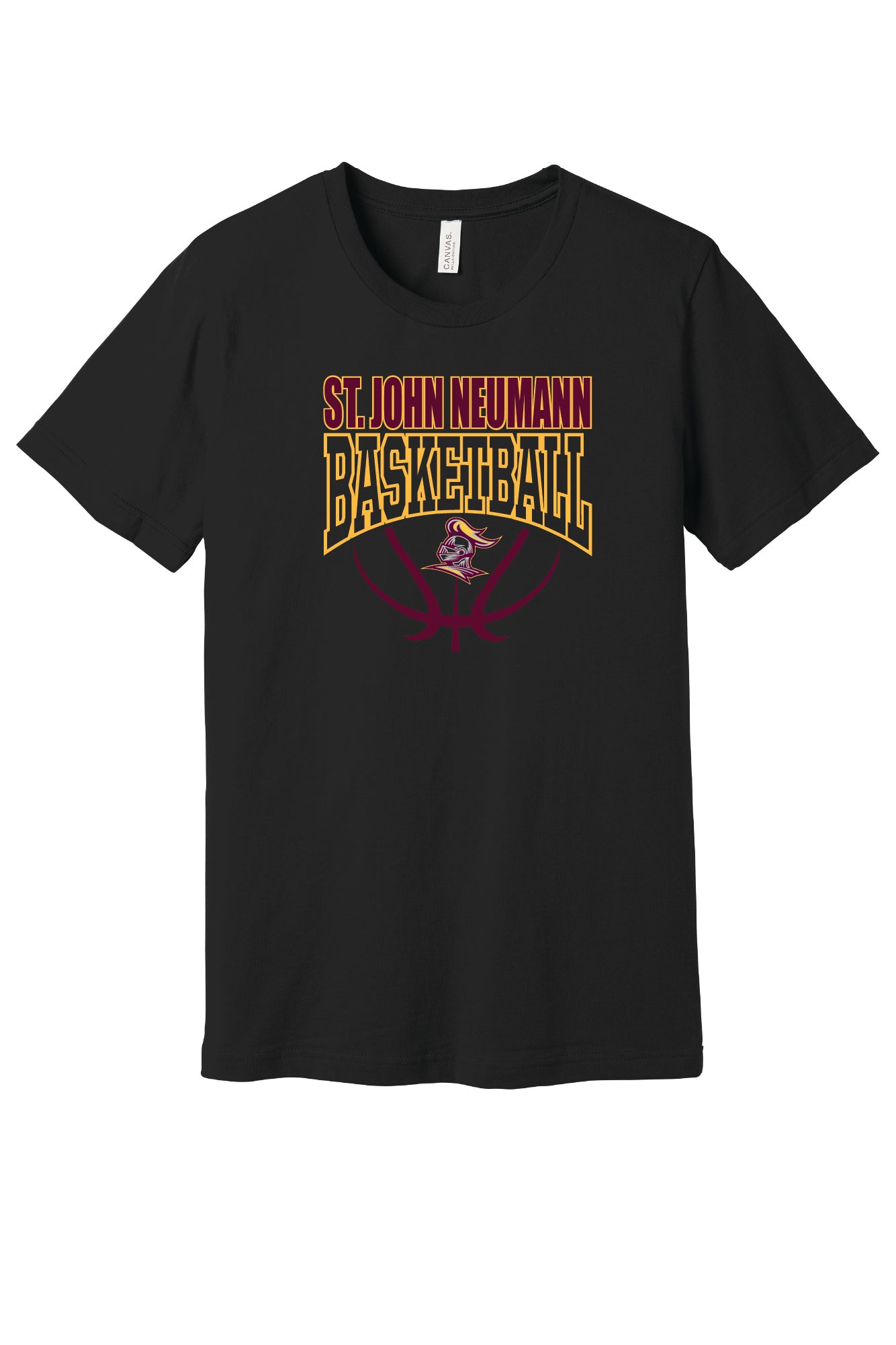 SJN Knights Cheer Short Sleeve Bella Canvas T-Shirt (Youth)