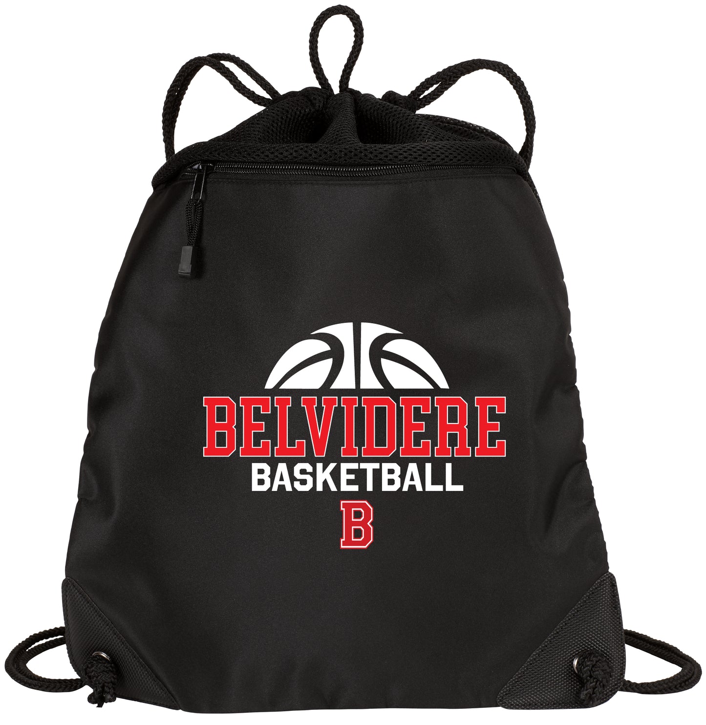Belvidere Basketball Front Slip Pocket Cinch Pack