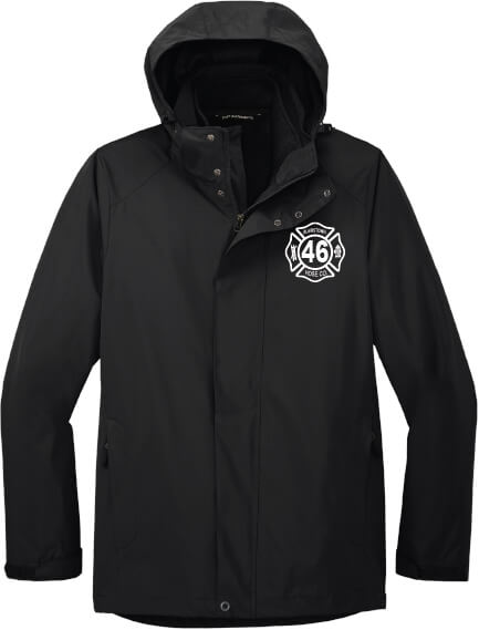 All Weather 3-in-1 Jacket black front