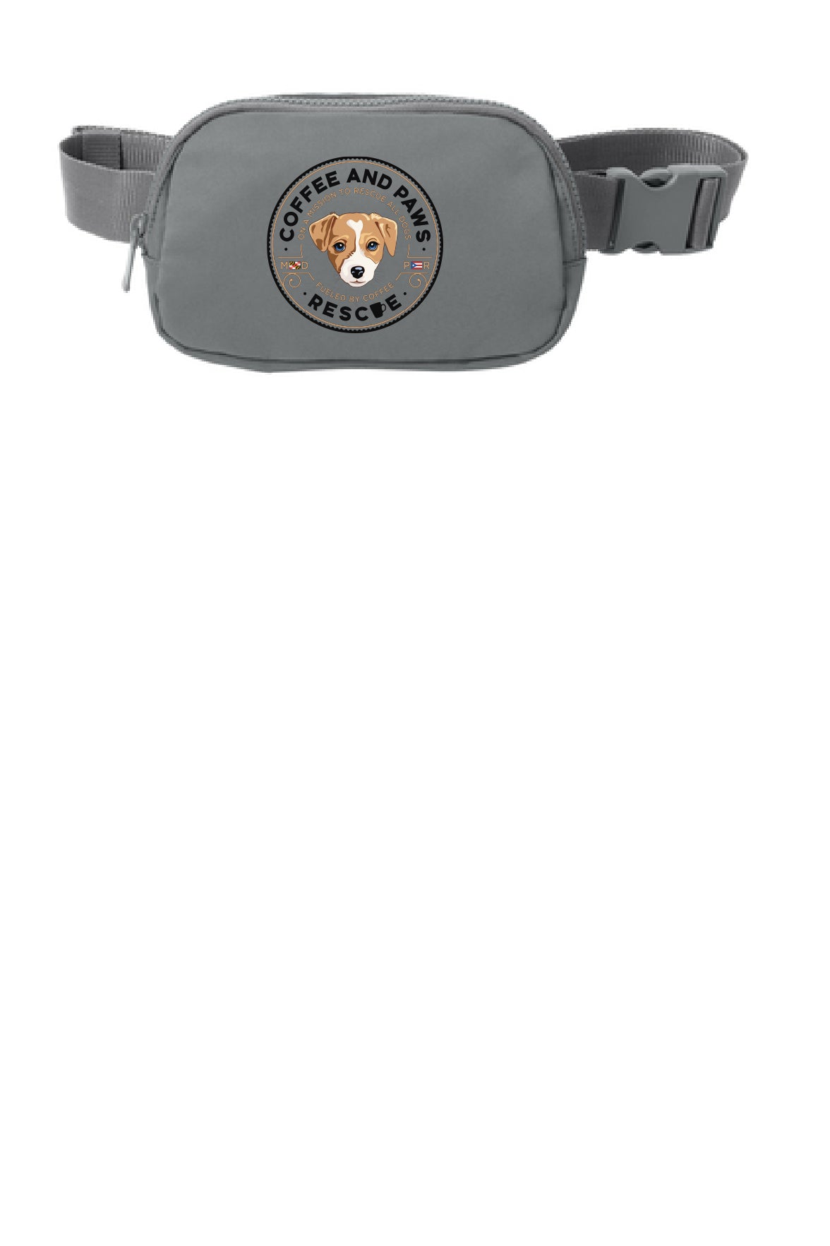 Coffee and Paws Hip Pack