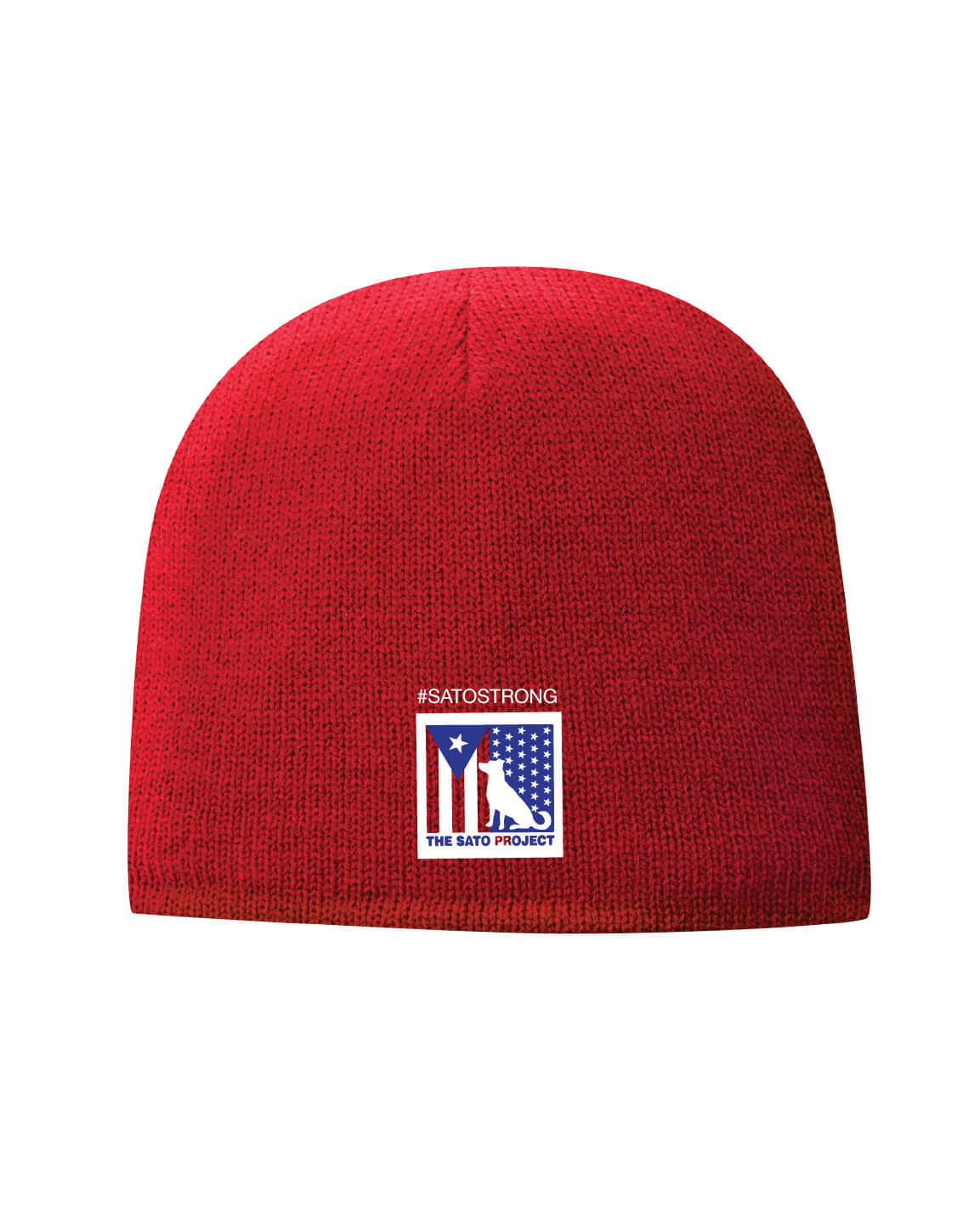Fleece Lined Beanie red