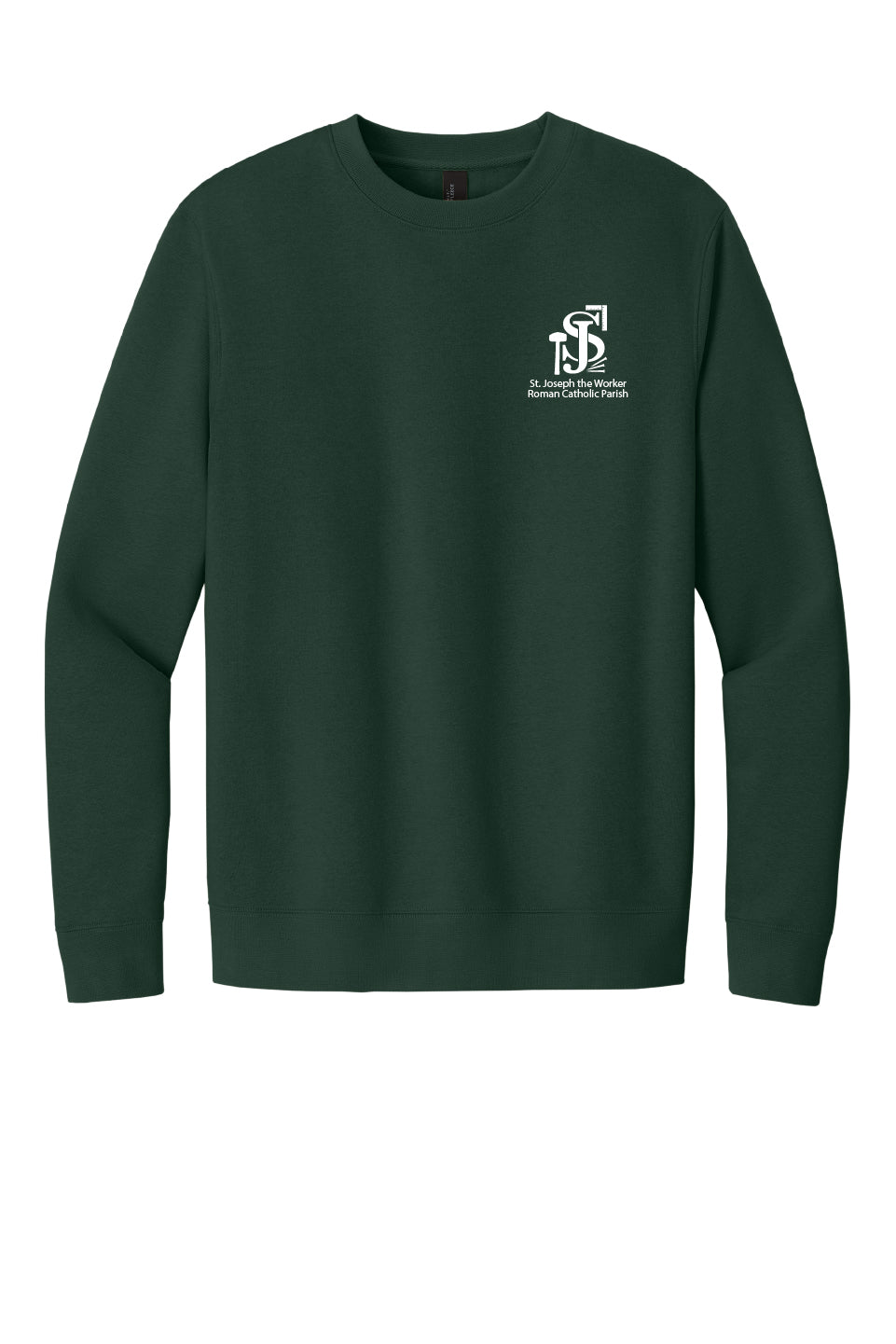St. Joseph the Worker II Crewneck Sweatshirt-Single Color Logo